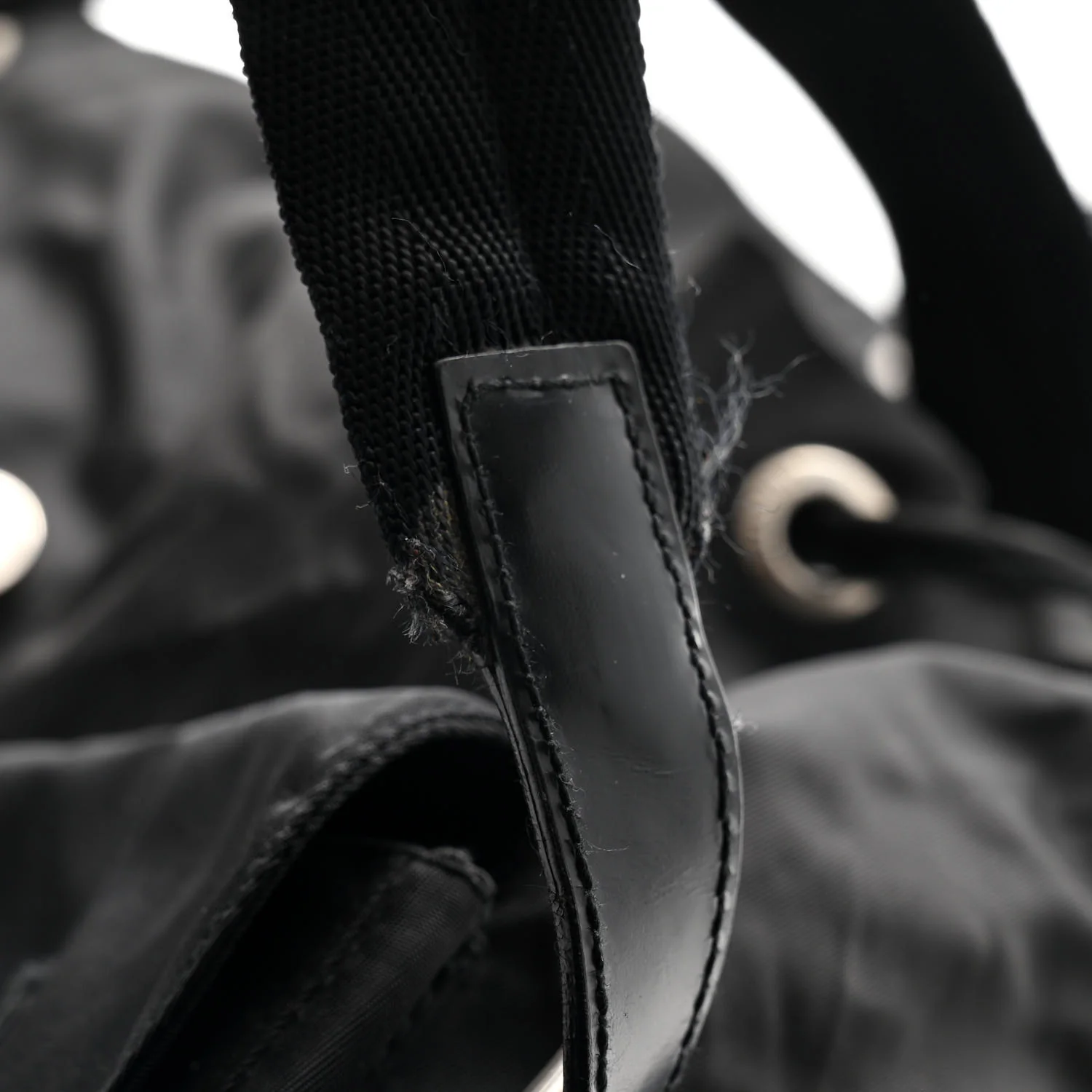 Nylon Vela Medium Backpack Black