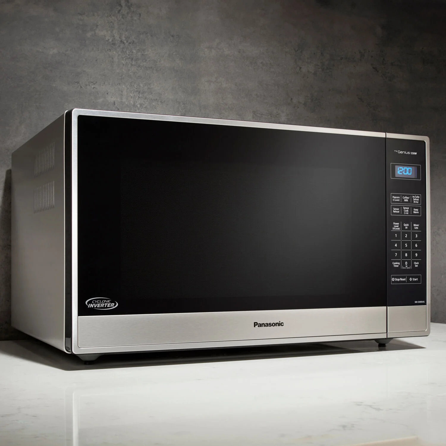 Panasonic 2.2 - Cu. Ft. 1250W Countertop Microwave with Inverter Technology, Stainless Steel NN - SN95HS