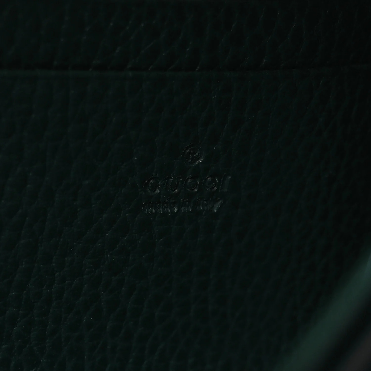 Calfskin Garden Dionysus Chain Wallet Emerald
