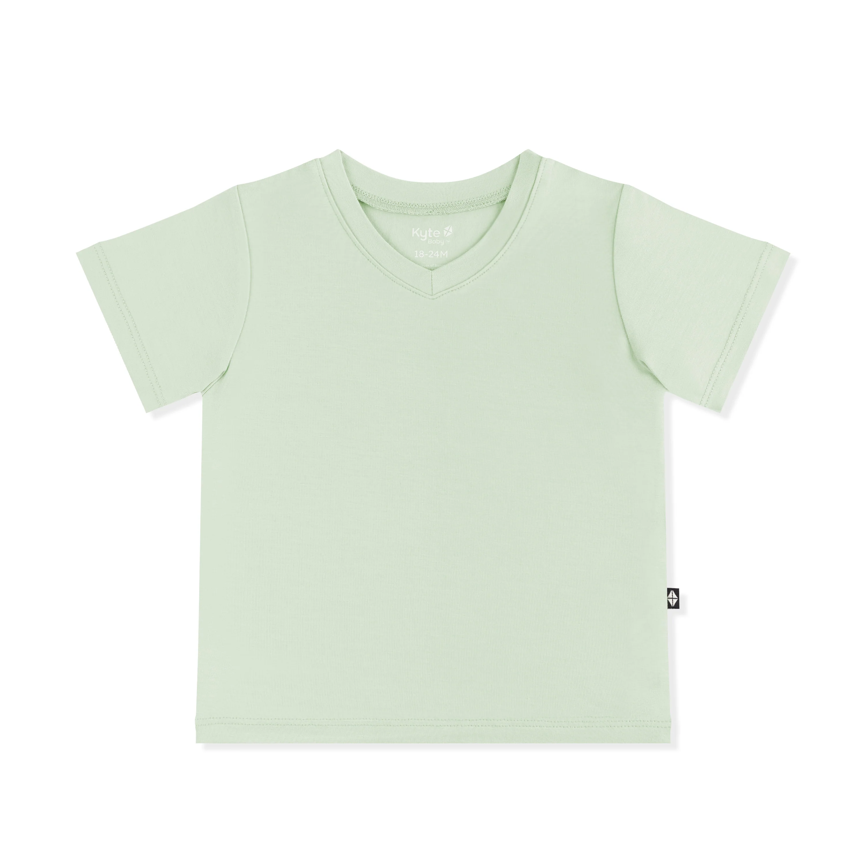 Toddler V-Neck Tee in Basil