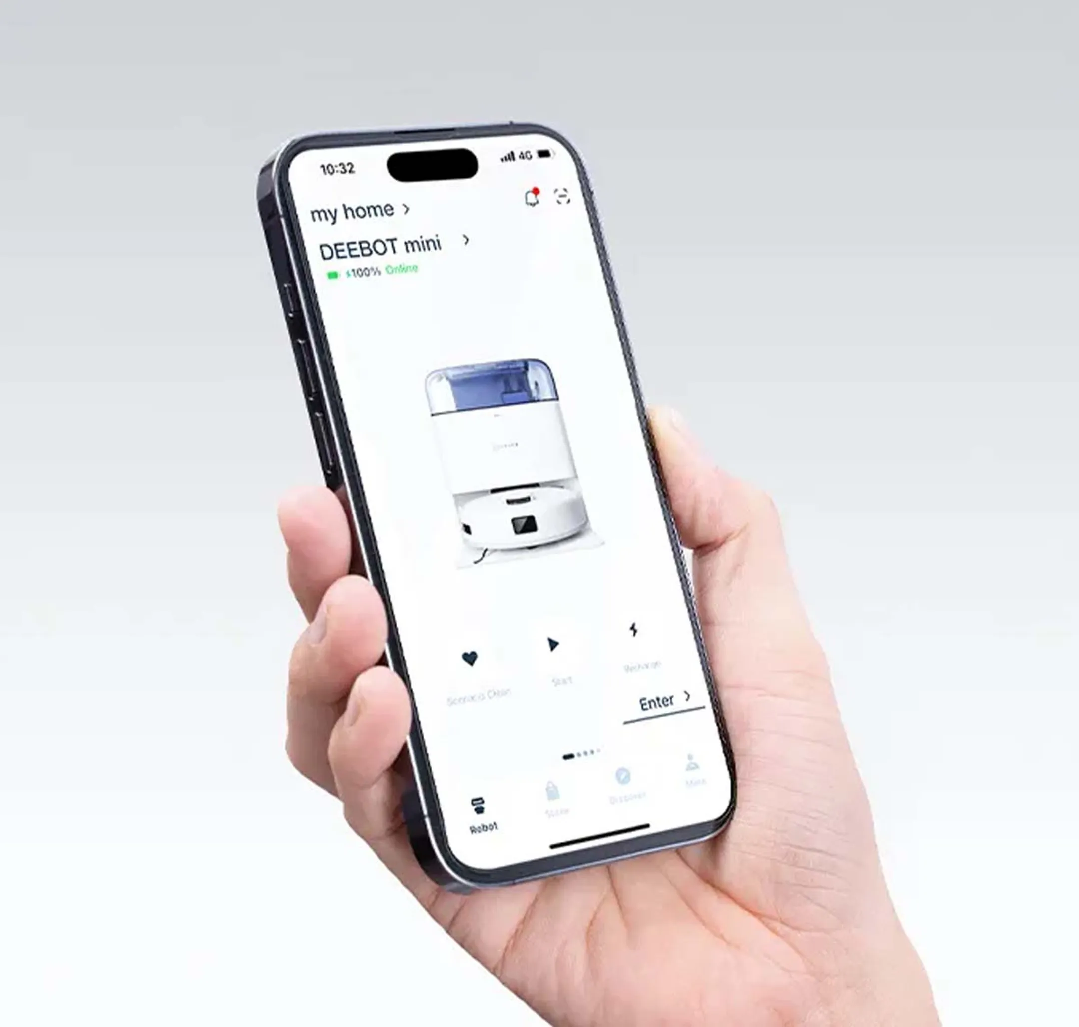 Ecovacs Robotstofzuiger 2in1 DEEBOT mini Blue