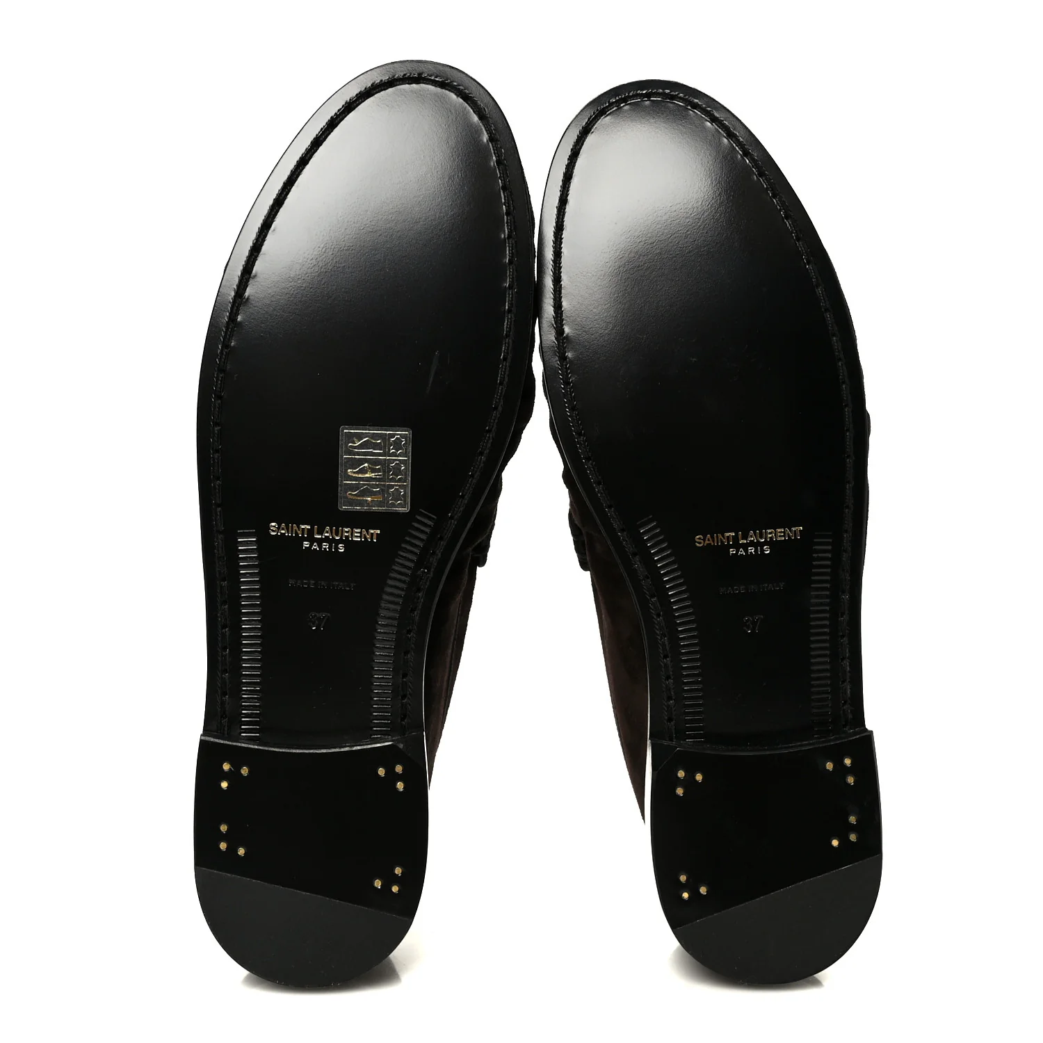 Suede Le Loafer 15 Penny Slippers 37 Dark Chocolate