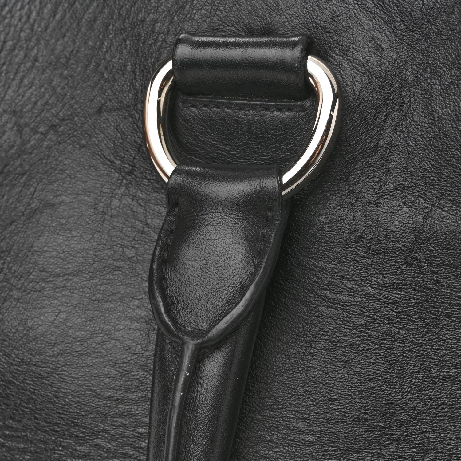 Soft Calf Shopping Tote Black
