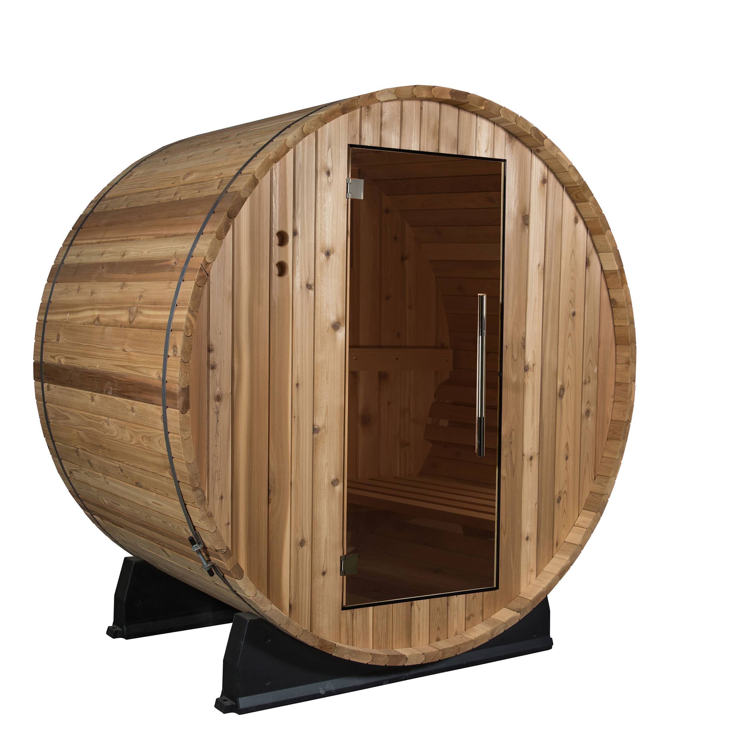 Almost Heaven Salem 2 Person Classic Barrel Sauna