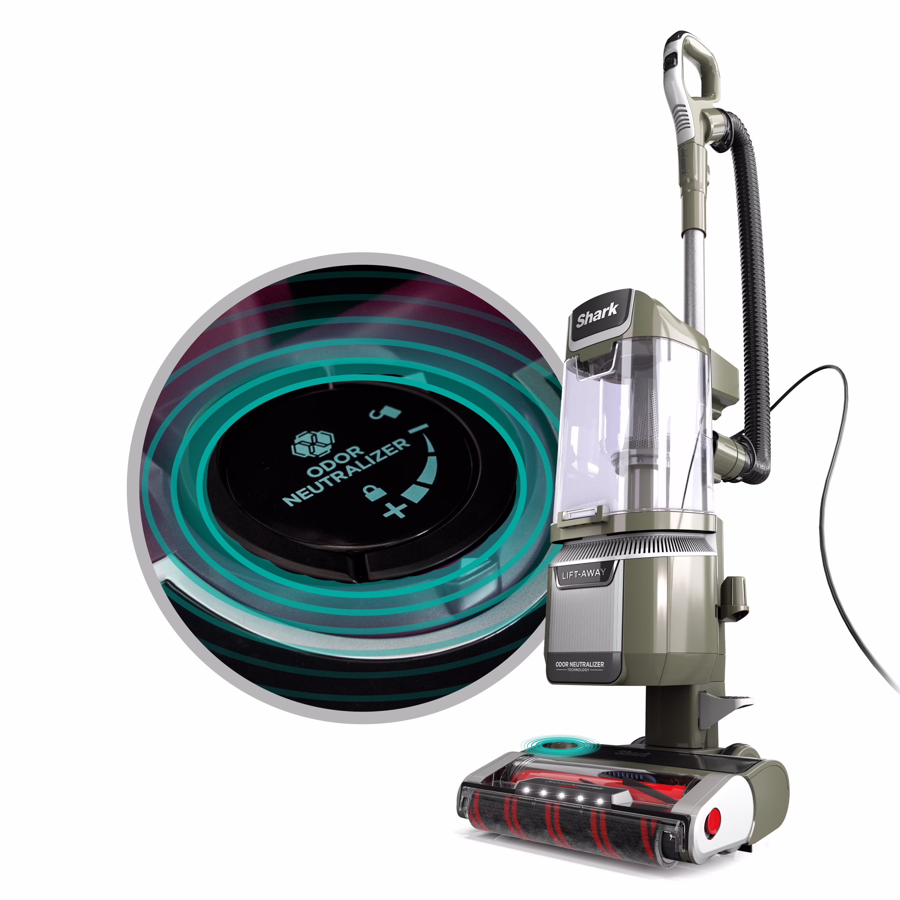 Upright Vacuum, Rotator Pet Lift Away ADV, Pet Friendly, Bagless, DuoClean PowerFins HairPro Brushroll, HEPA Filter, Hard Floor and Carpet, Swivel Steering, LED Lights, LA700, Sage