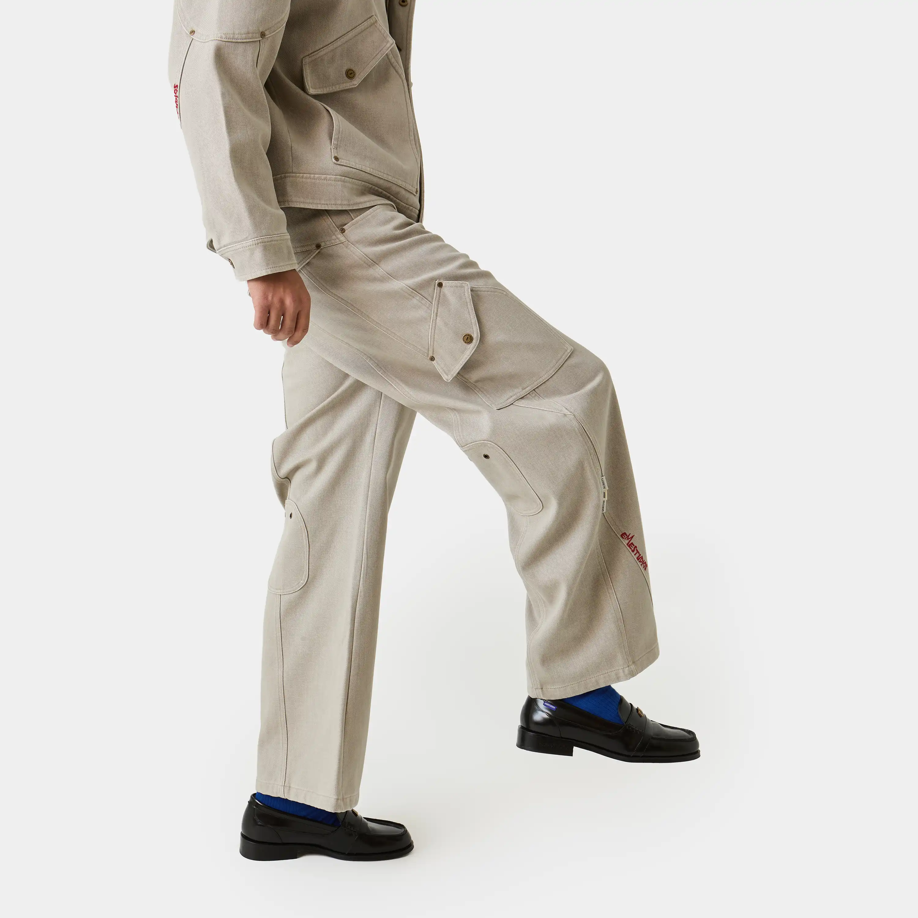 Montato Denim Cargo Pants