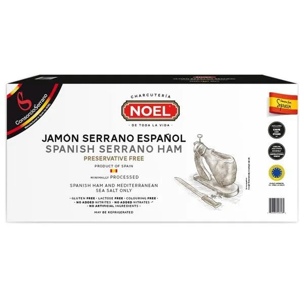 Jambon Serrano espagnol Noël