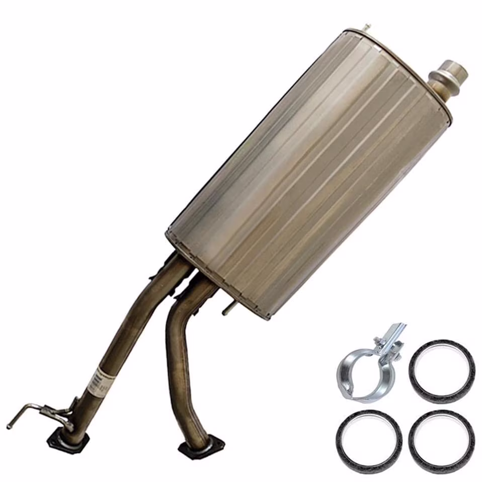 Stainless Steel Exhaust Center Muffler Fits 2001-2007 Toyota Sequoia 4.7L Direct Fit