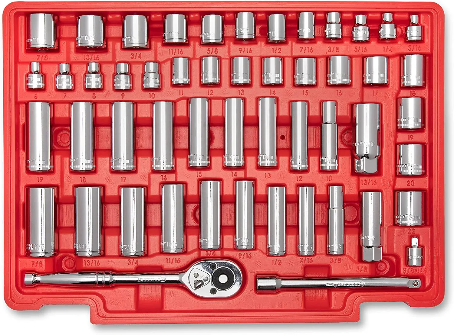 Gearwrench CTK229C 229 Piece 1/4 3/8 & 1/2 Drive Mechanics Hand Tool Set