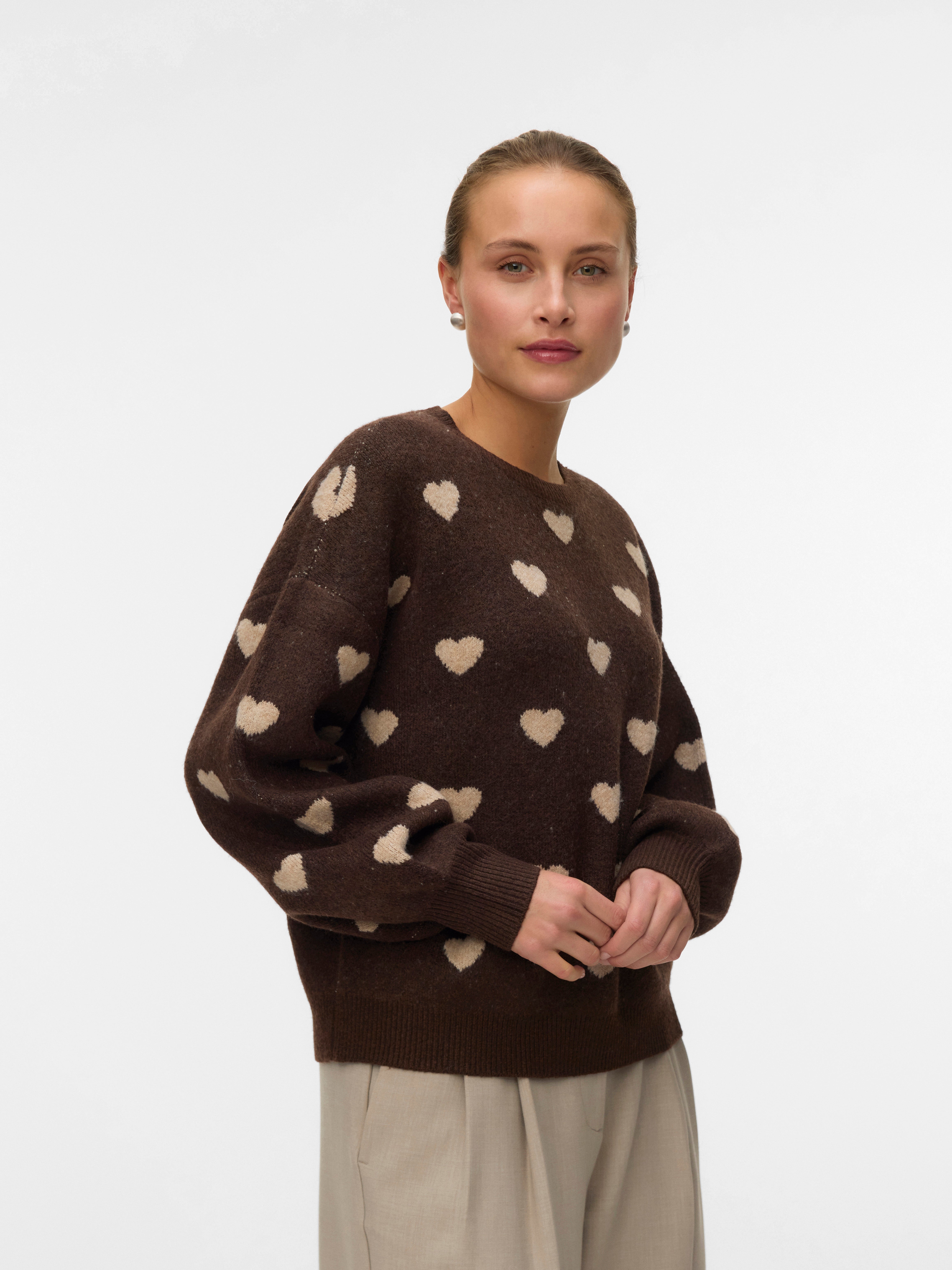 VERO MODA® AWHEART Knitted pullover
