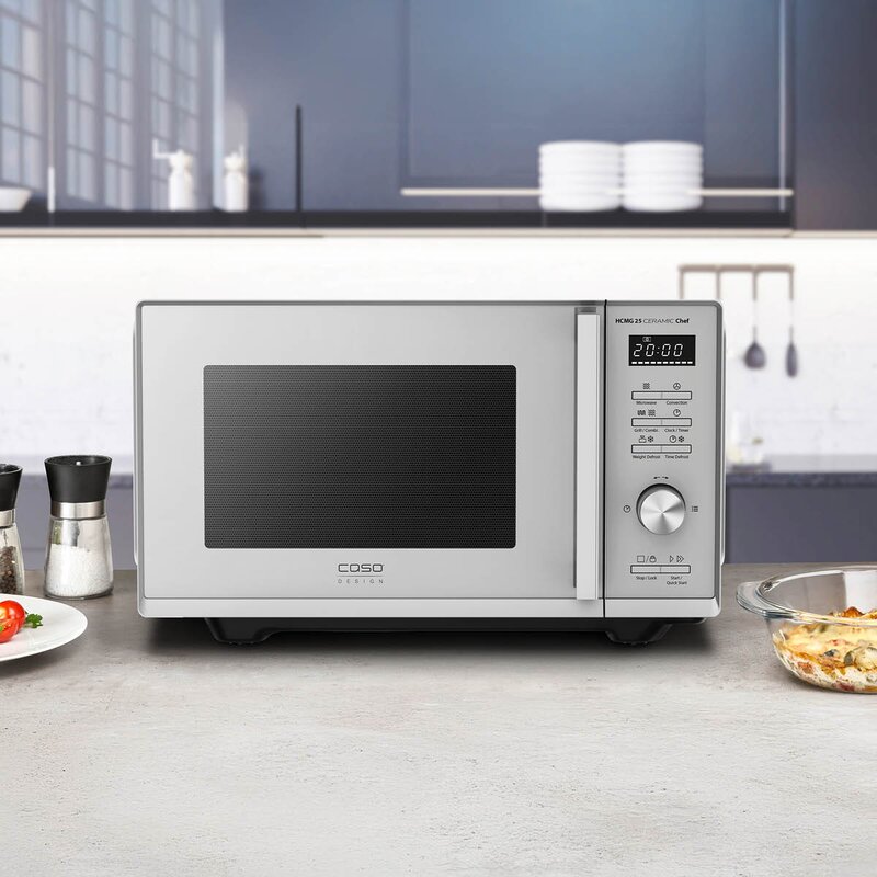 HCMG 25 Ceramic Chef mikrobølgeovn 25L sølv