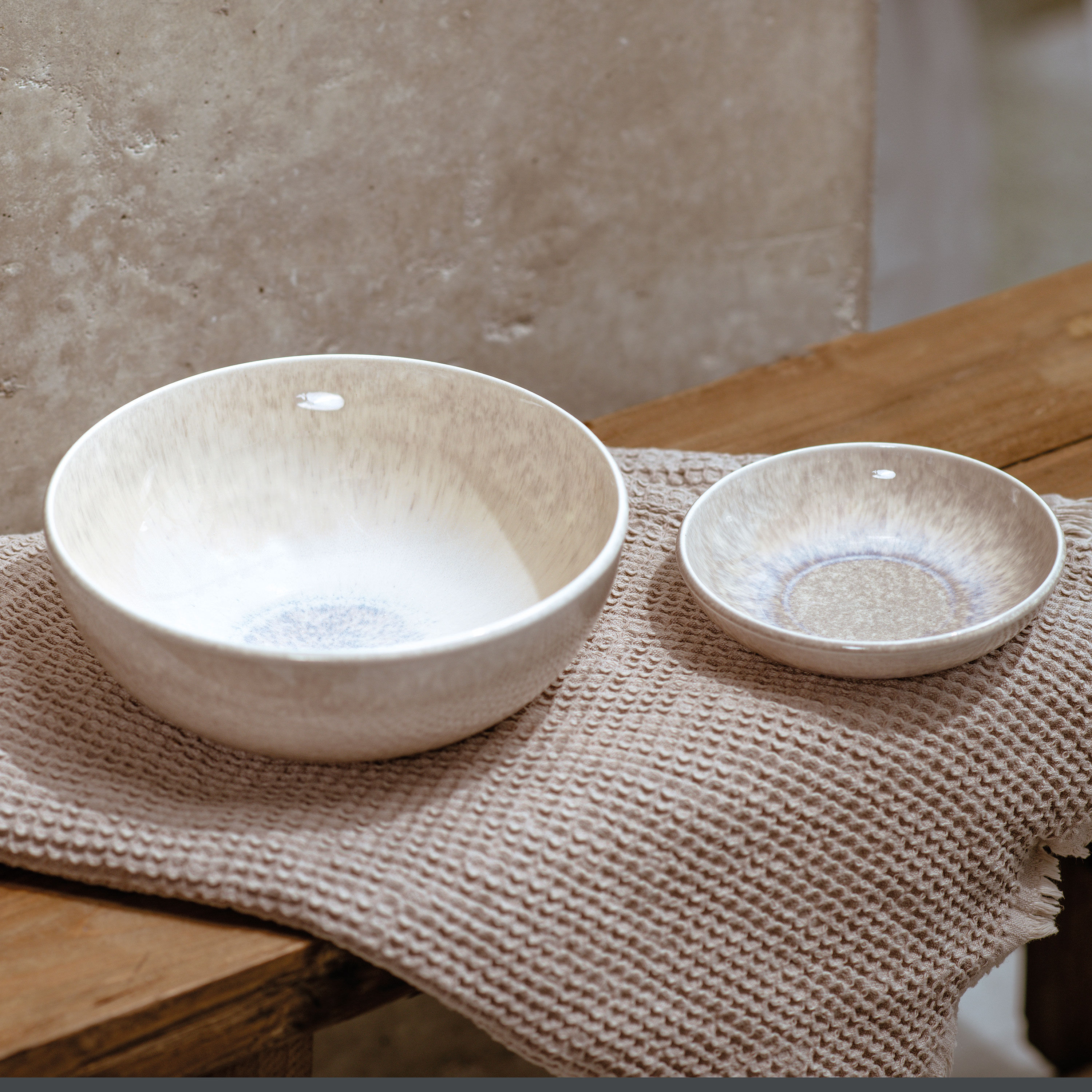 Perlemor Cereal bowl - Beige, 18.6 oz, Premium Porcelain