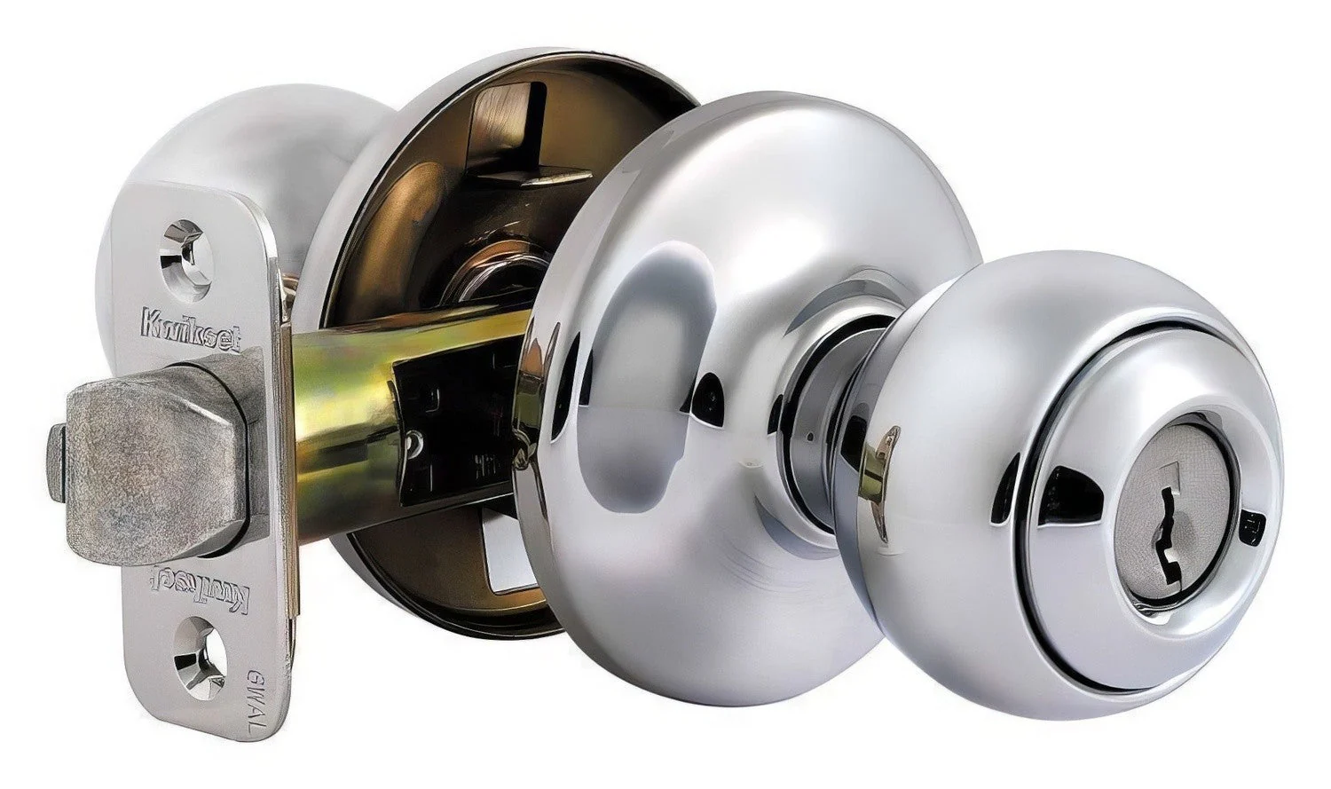 Kwikset 400P Polo Single Cylinder Keyed Entry Knob - TA Screen Specialist, Inc.