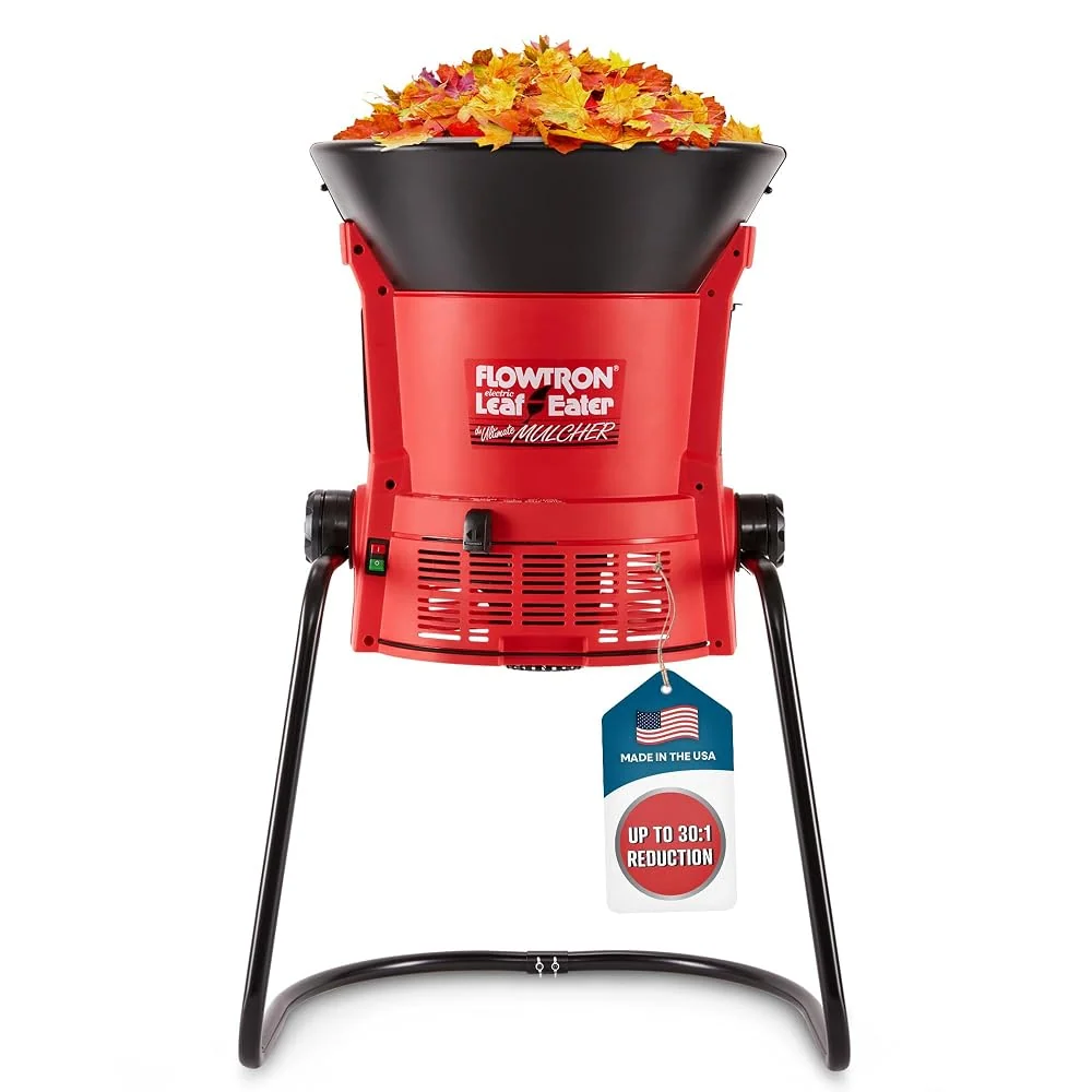 Flowtron Electric Leaf Mulcher and Shredder, 30:1 Ratio, 21 In Funnel