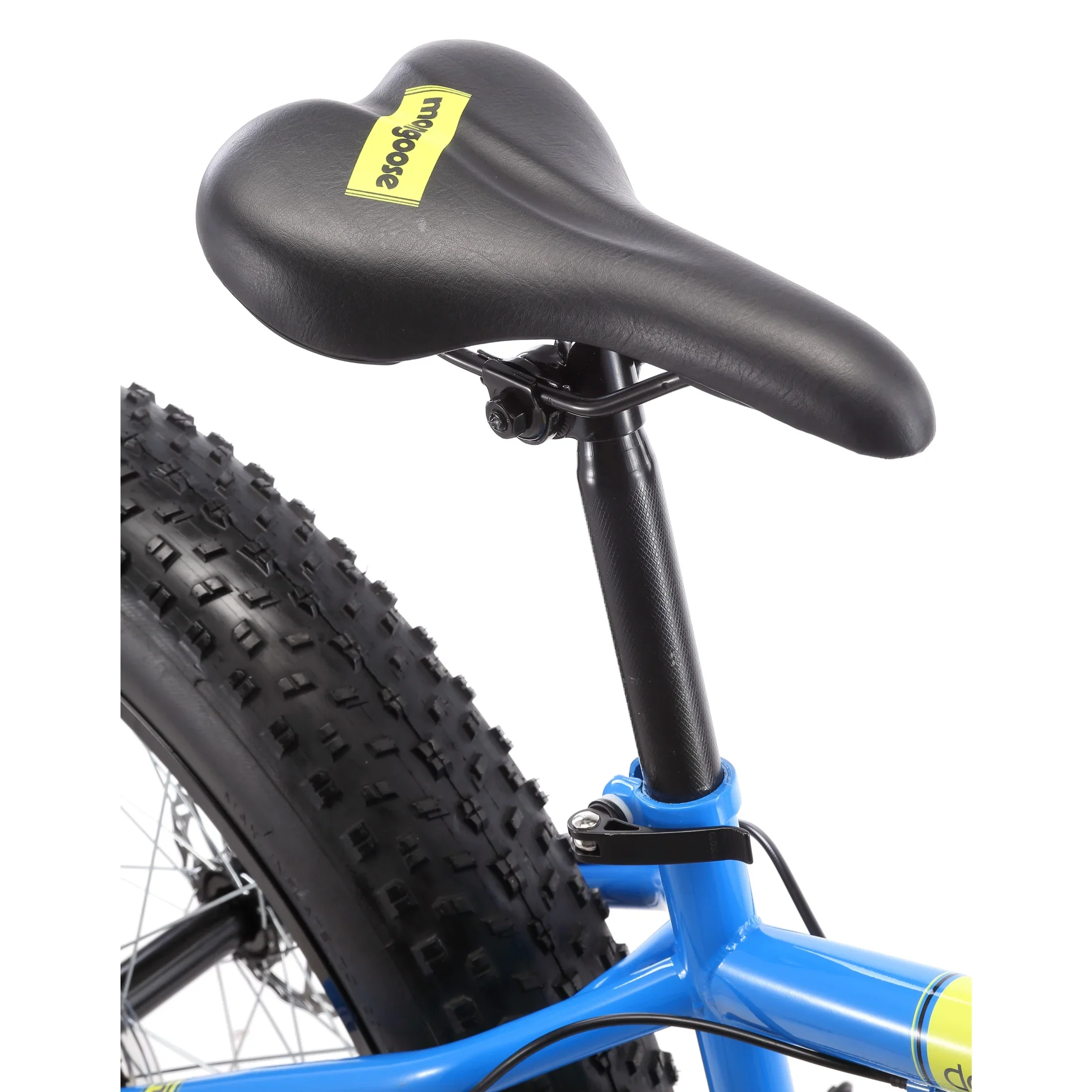 Mongoose Dolomite Adul Fat Tire Mountain Bike, 26-Inch Wheels, Light Blue