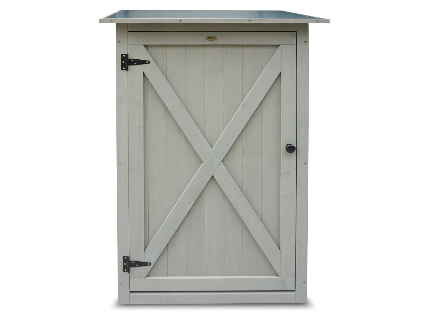 HABAU Armoire de jardin Benno, 76 x 56 x 117 cm, gris