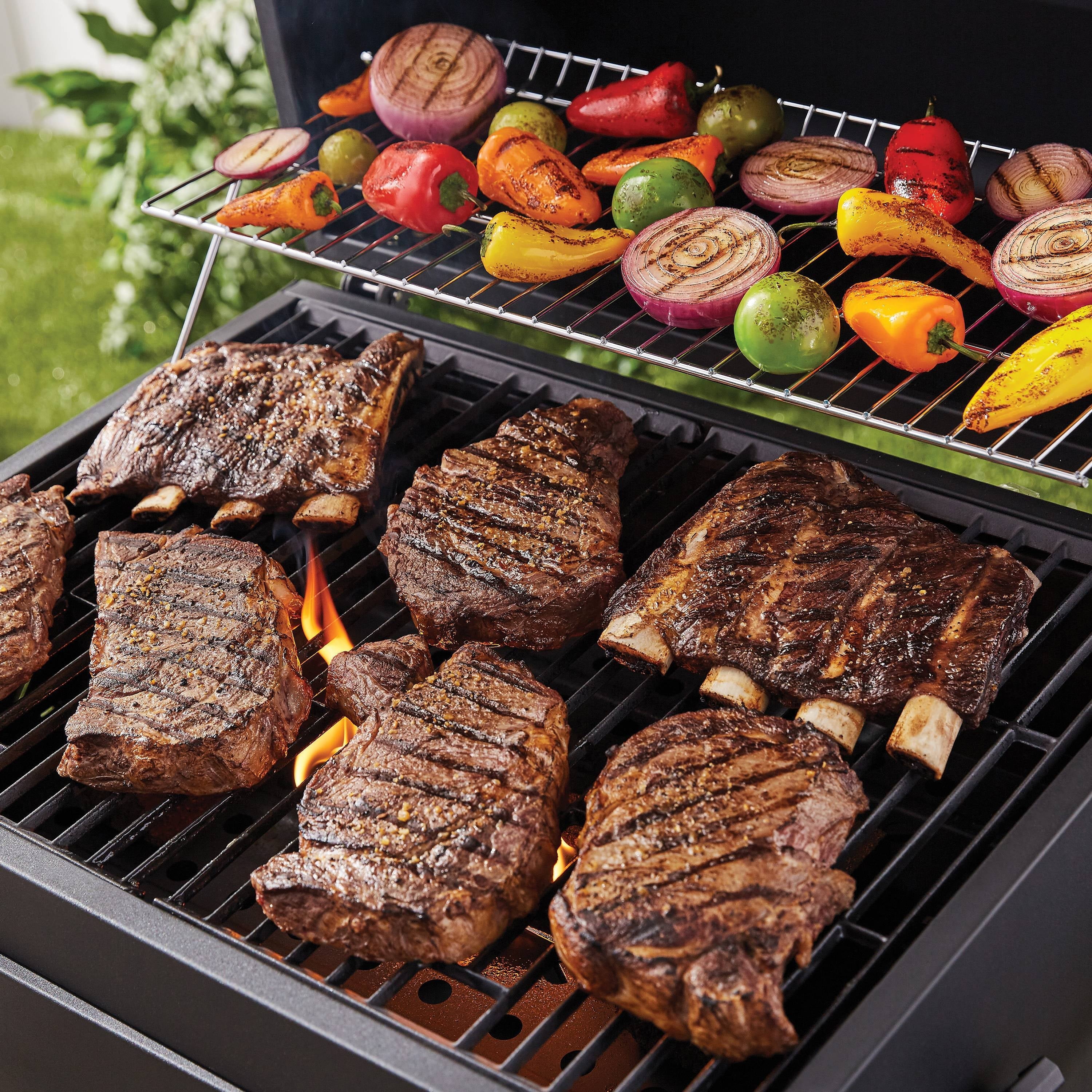 Heavy Duty 24 Inch Charcoal Grill, Black Image 10