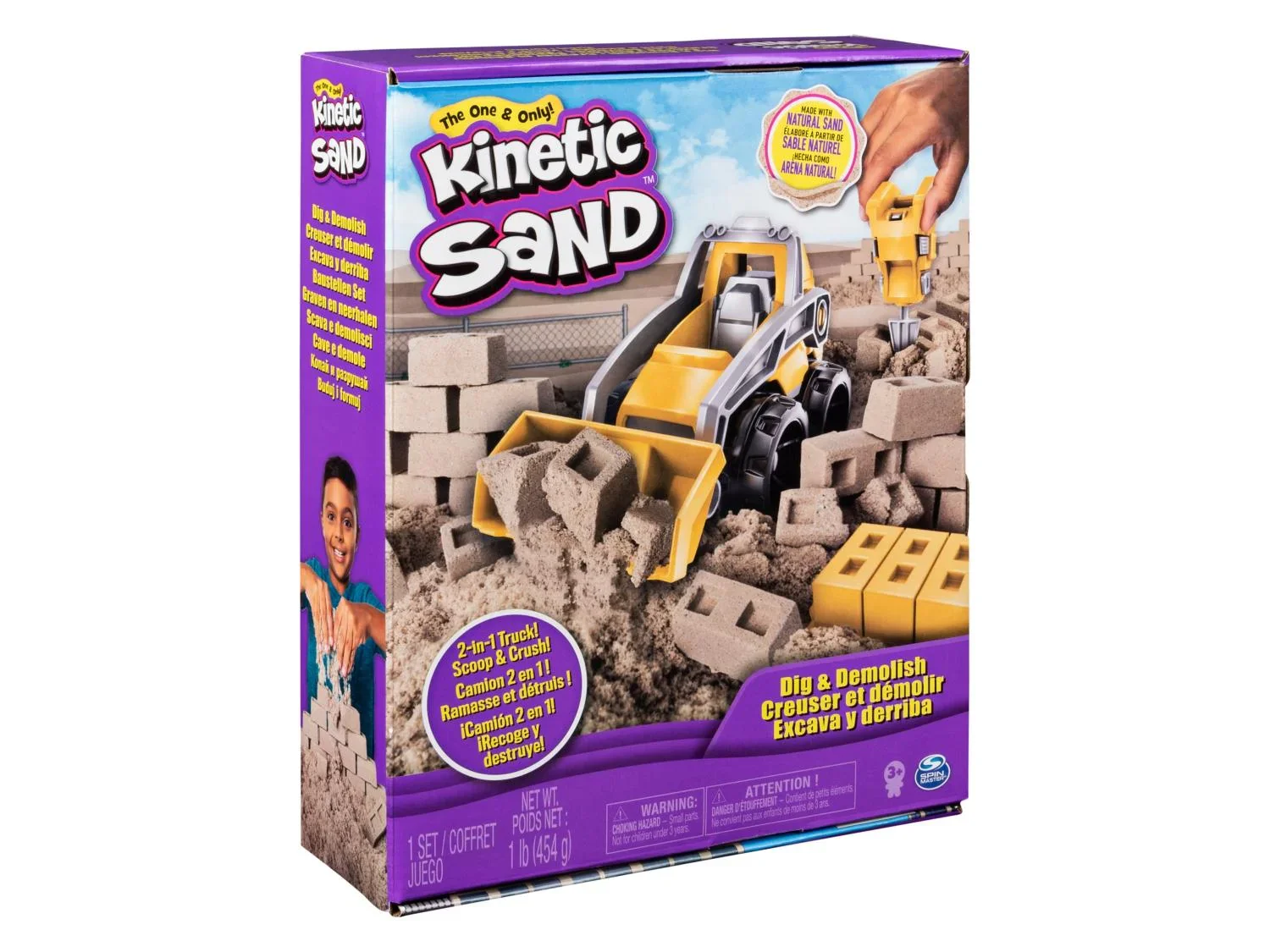 Kinetic Sand Coffret Creuser et dmolir