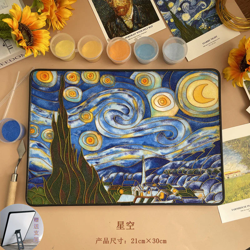 Van Gogh Beginner Cloisonné Enamel DIY Kit, with Tutorial& All Tools