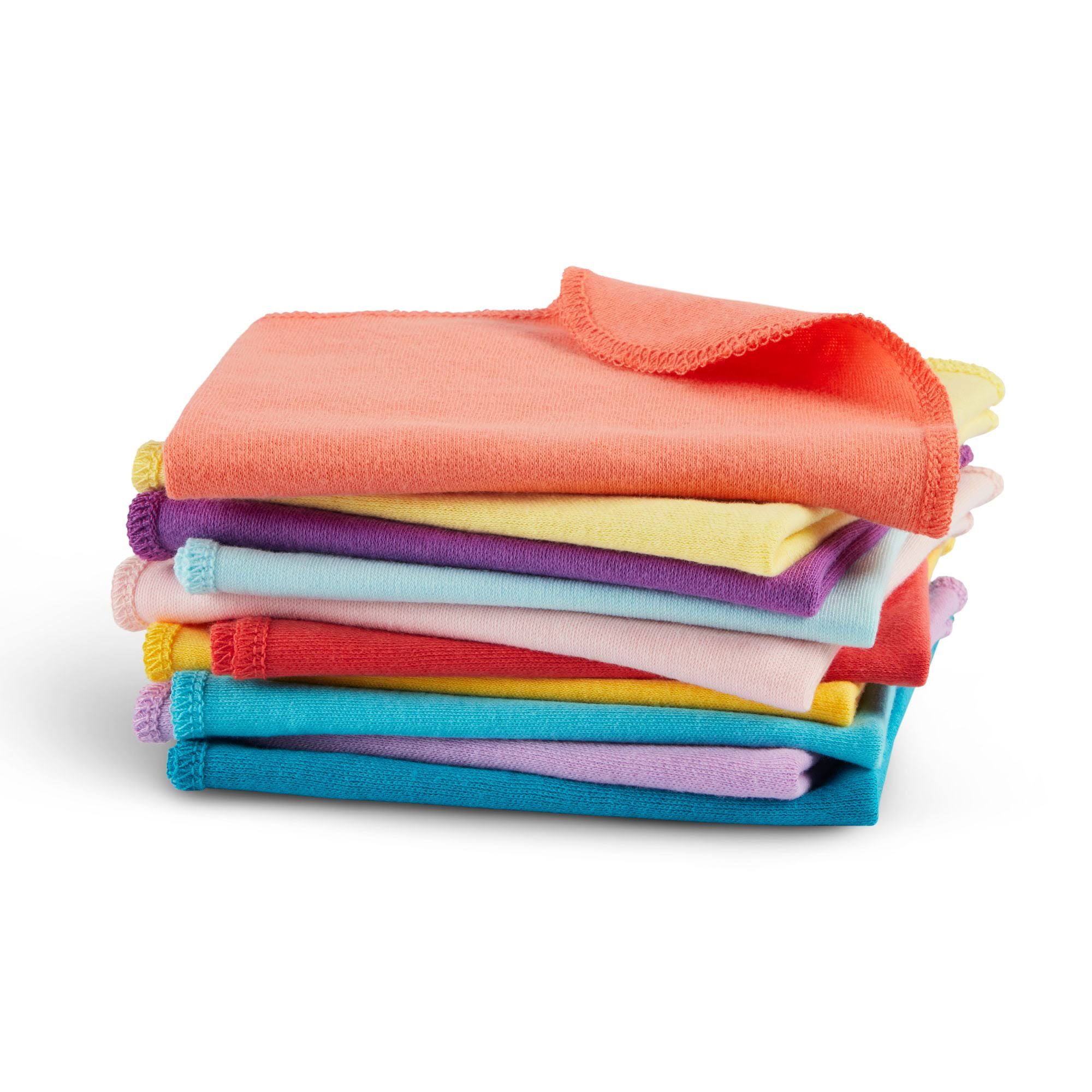 Mainstays Better Than Paper Towels Dish Cloth, 12 inchw x 12 inchL, Rainbow, 10 Pieces, Size: 12 inch x 12 inch