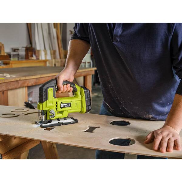 ONE+ 18V Cordless 2-Tool Combo Kit with 5 1/2 in. Circular Saw and Jig Saw (Tools Only) - Image 9
