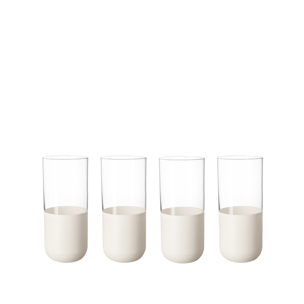 Manufacture Highball glass - White, 10.2 oz, crystal glass