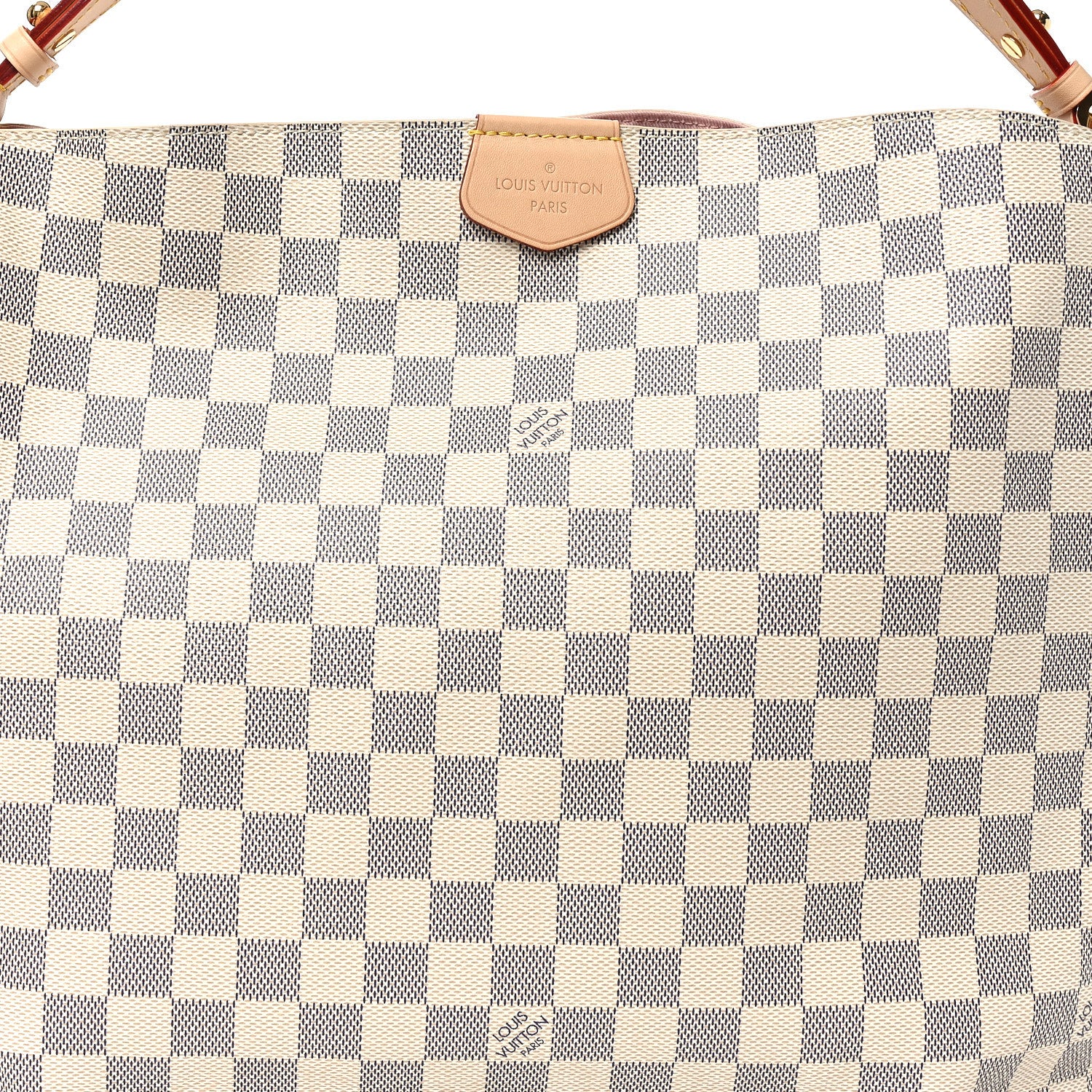 Damier Azur Graceful MM Rose Ballerine