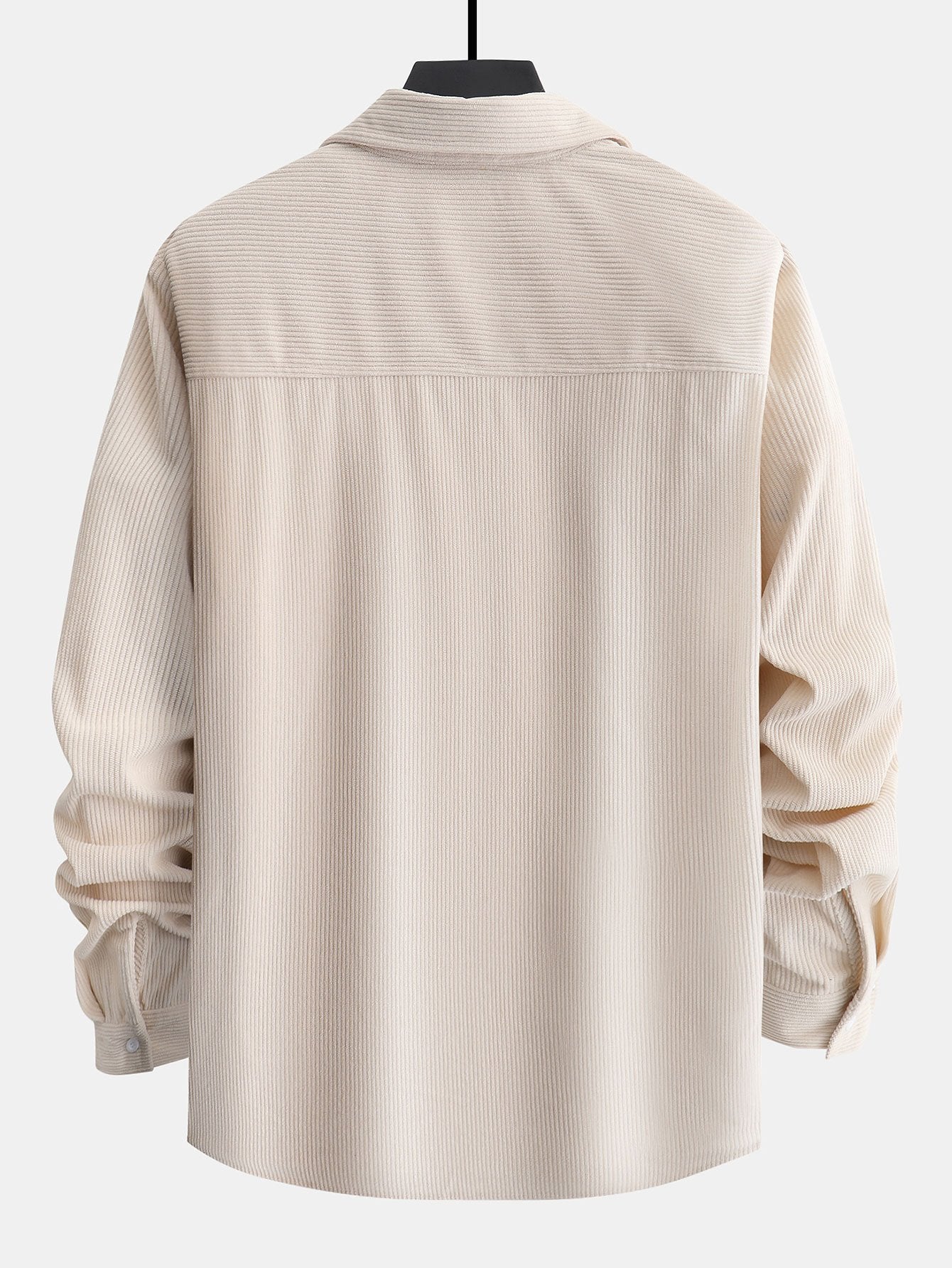 Chemise à carreaux en velours côtelé