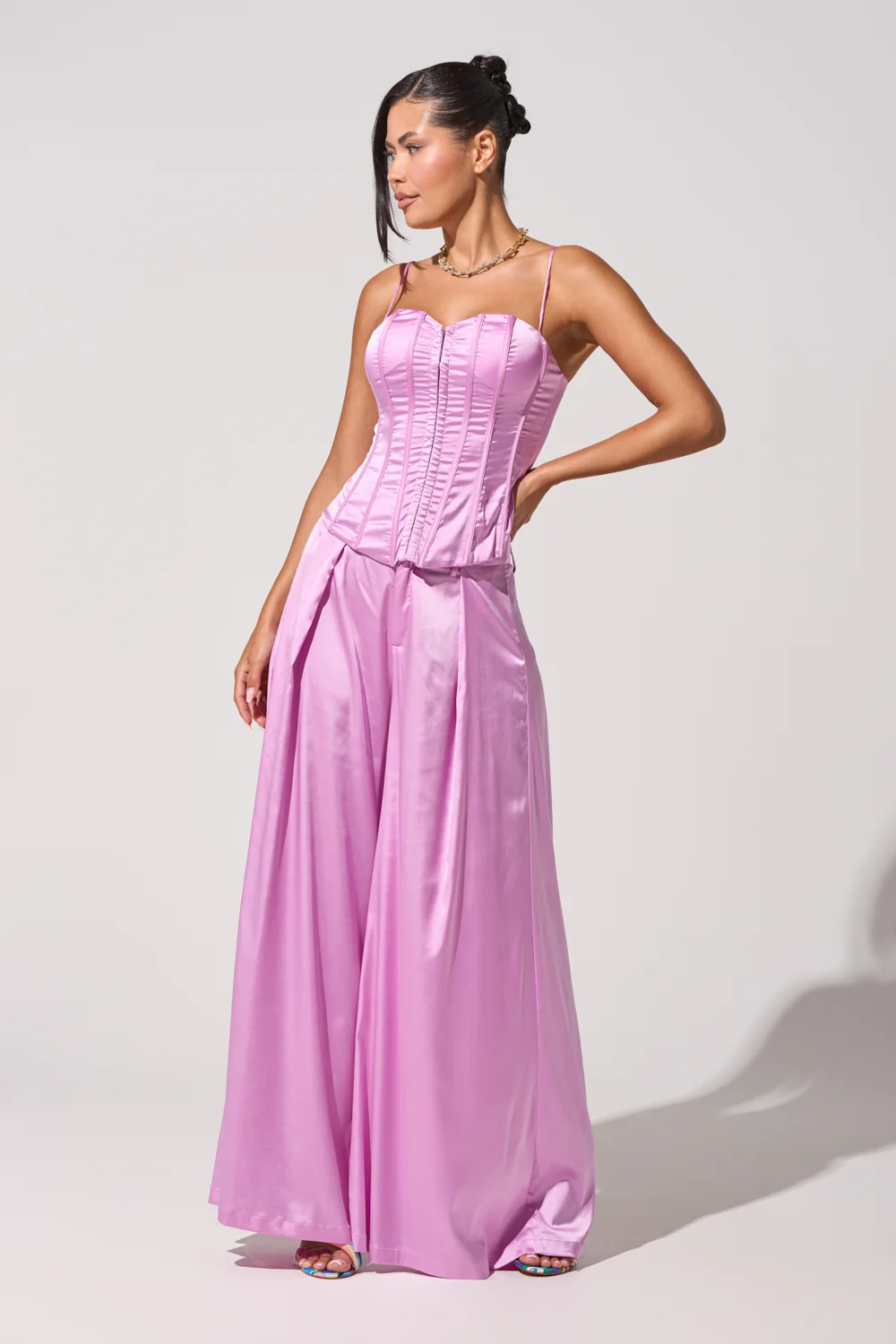 IN FULL BLOOM LIGHT PURPLE TROUSER - Akira Store