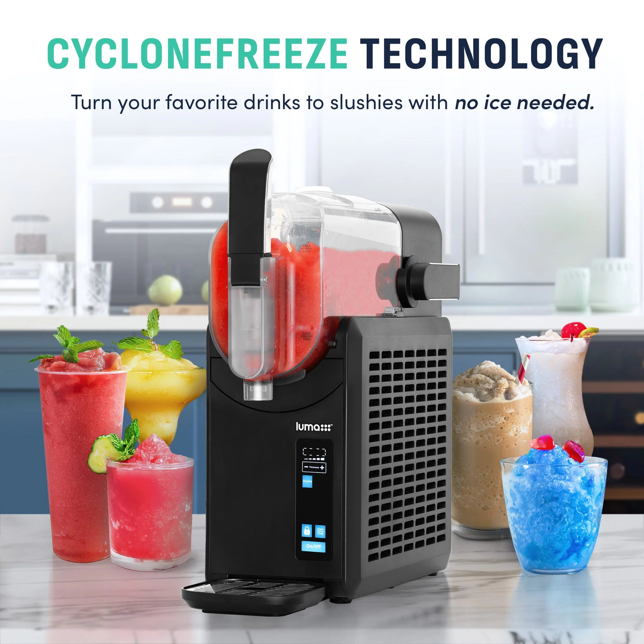 Luma by Newair 88 Oz Slushie Maker, Frozen Drinks Without Ice