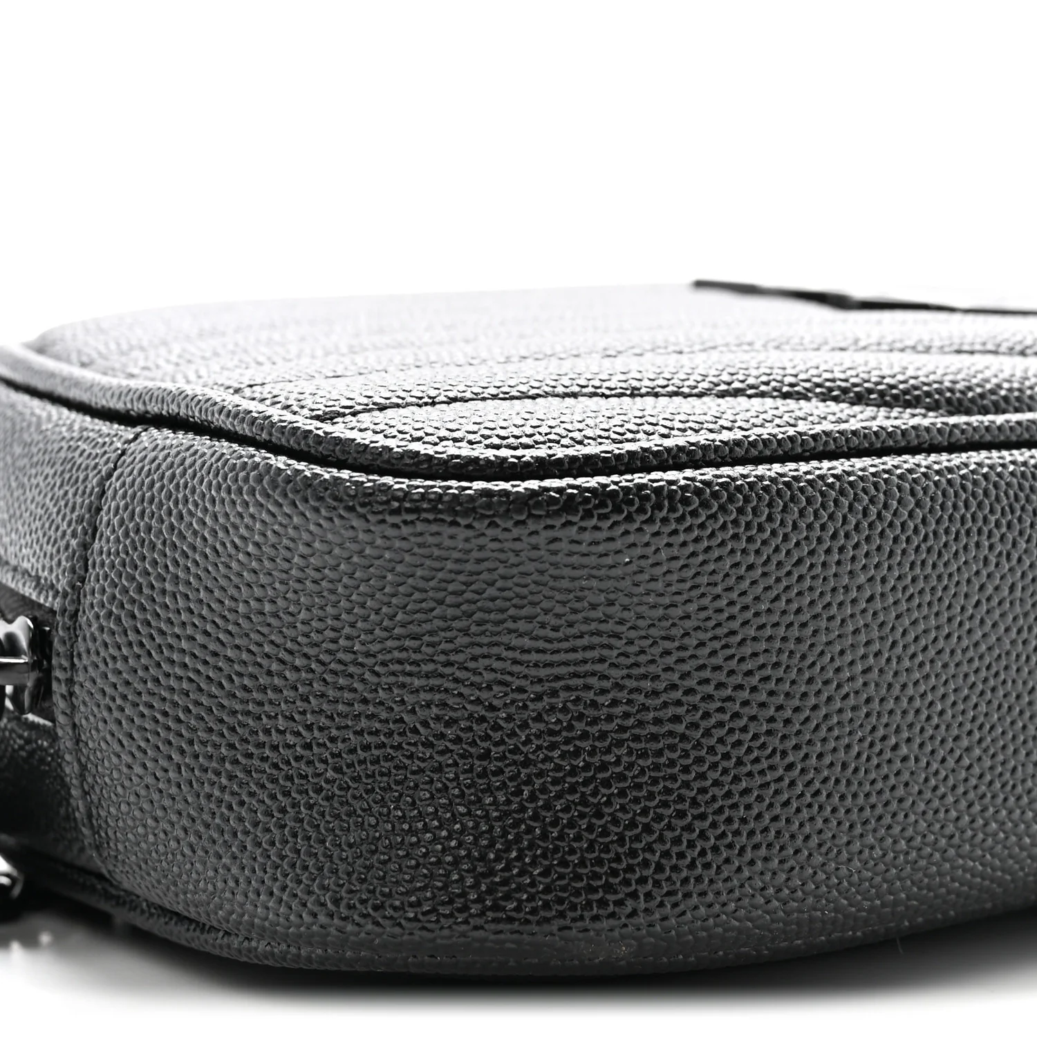 Grain De Poudre Matelasse Monochrome Monogram Mini Lou Camera Bag Black