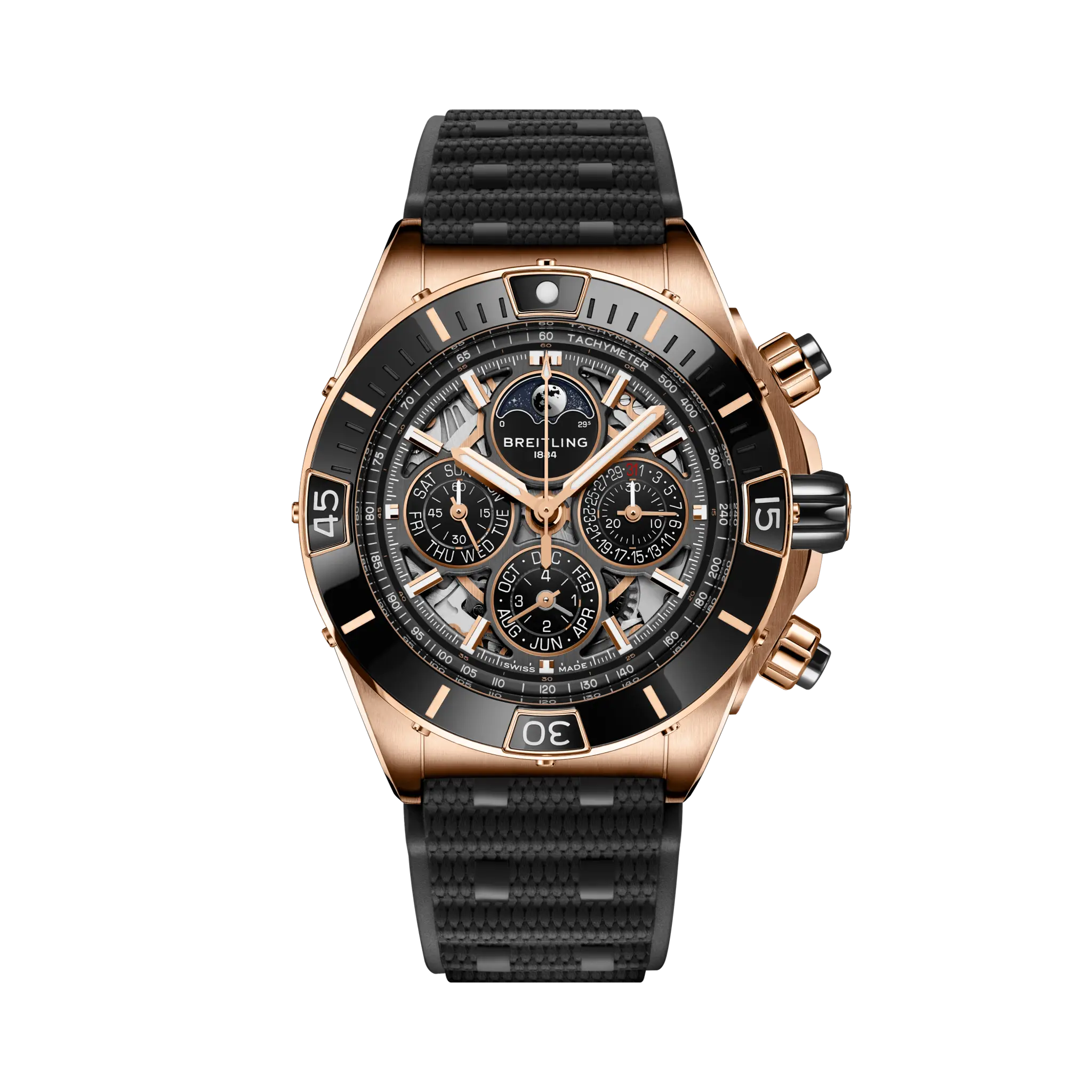 【Super Clone】Breitling Super Chronomat B19 44 Perpetual Calendar 140th Anniversary RB19301A1G1S1