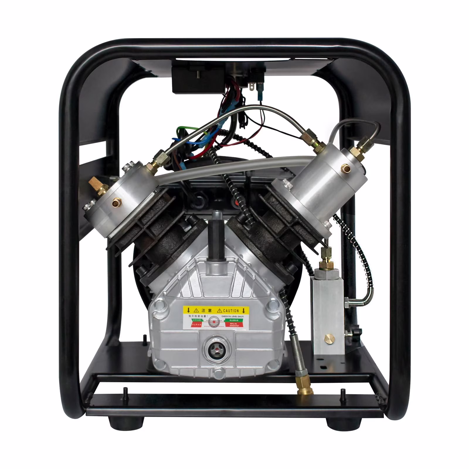 TUXING 4500Psi Pcp Compressor,Double Cylinder Scuba Air Compressor,Manually Stop Version,High Pressure Air Pump for Air Rifle Gun 6.8L Scuba Tank,Paintball Gun 30Mpa 110V(TXED011)