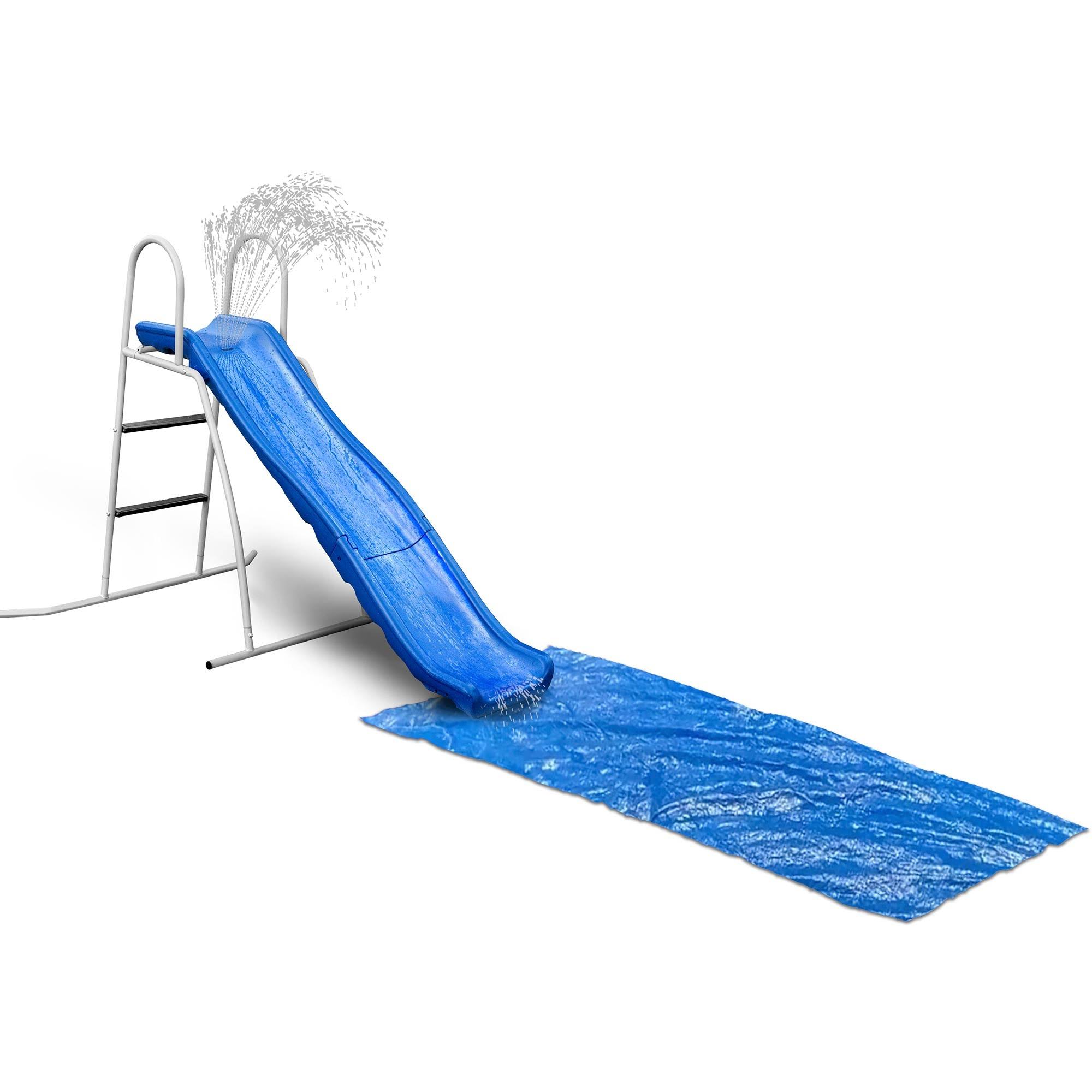 XDP Recreation 6 Foot Water Wave Slide with Built in Adjustable Water Sprinkler