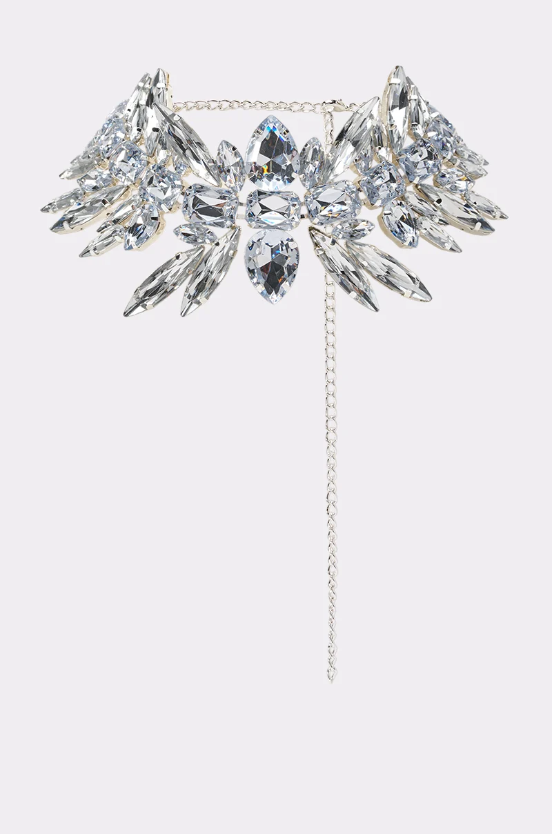 QUEEN OF IT ALL DIAMOND CHOKER - Akira Store