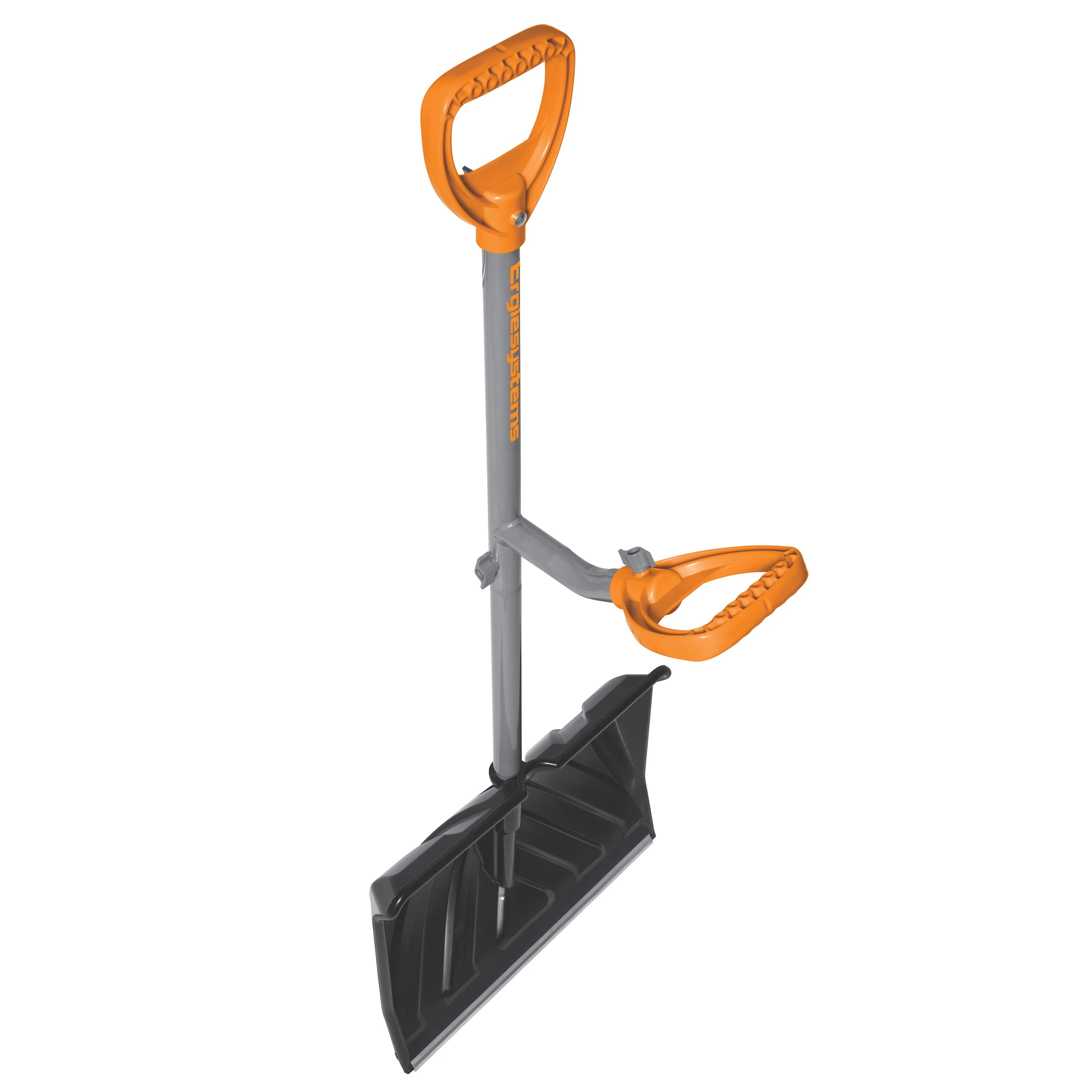 Ergie Systems 18" Impact Resistant Snow Shovel, 34 5" Steel Shaft Image 8