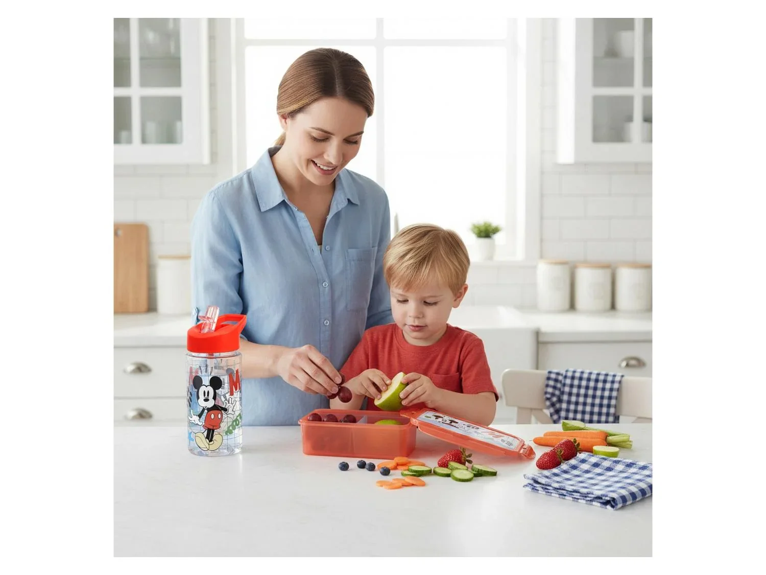 Lizenz Gourde ou Bote  repas Minnie & Mickey