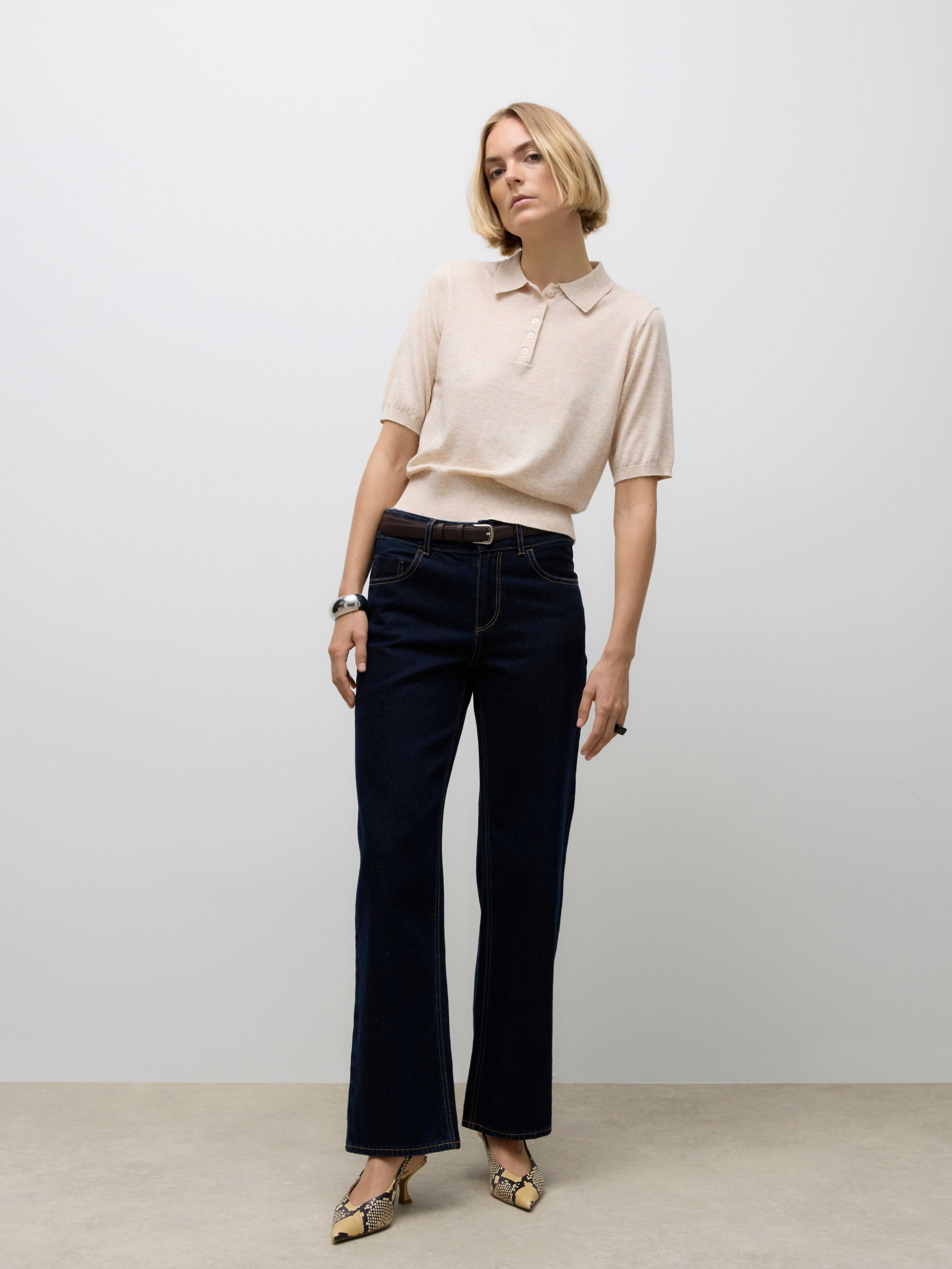 VERO MODA® AWSIKITA Knit Polo-Shirt