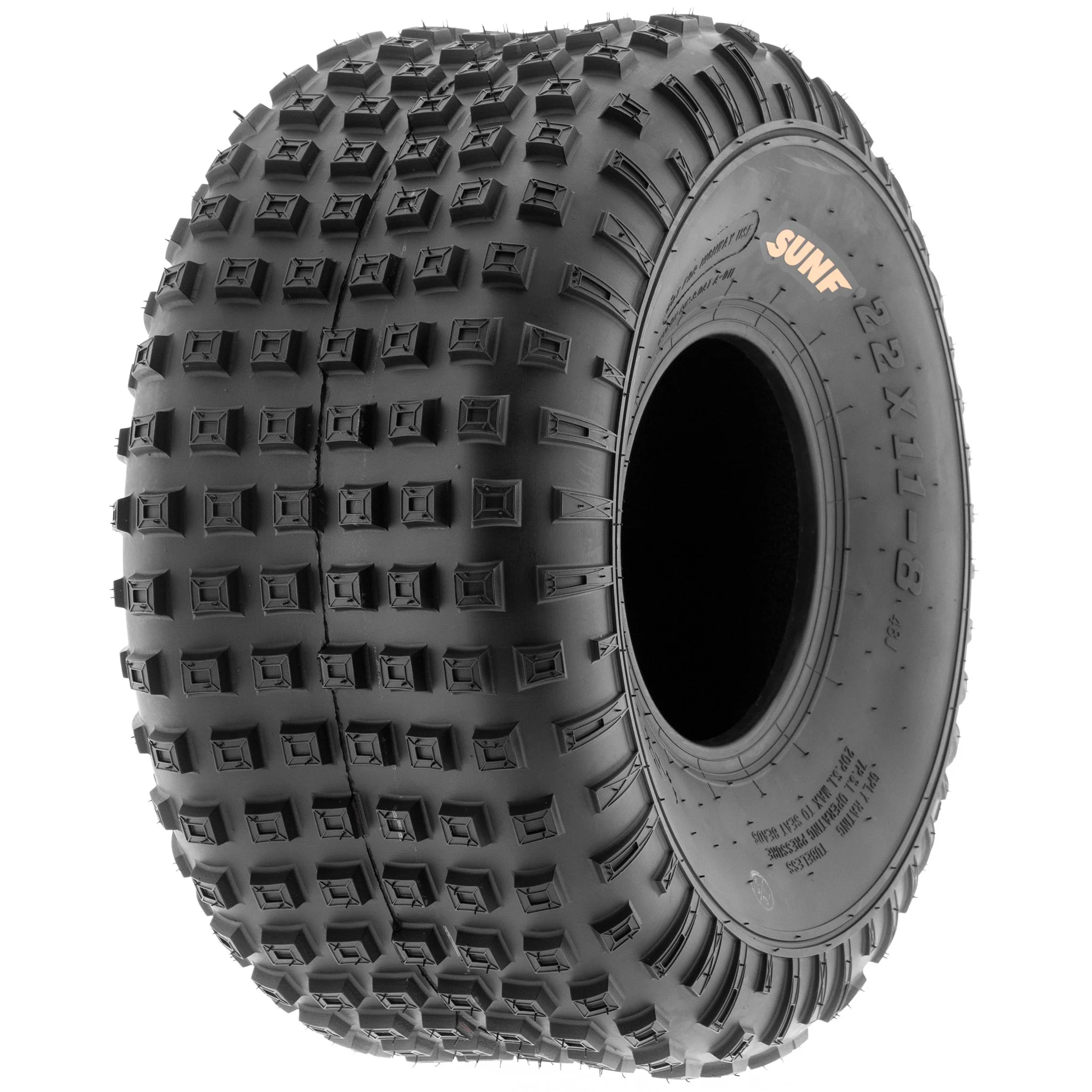 Sunf Loose Terrain Lawn Mower ATV UTV Quad Tires 25x12 - 9 25x12x9 6 PR A011 (Pair of 2)