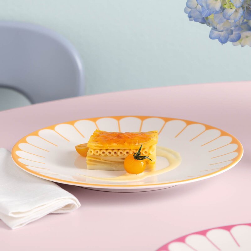 Fleur soleil middagstallerken 26,5 cm gul