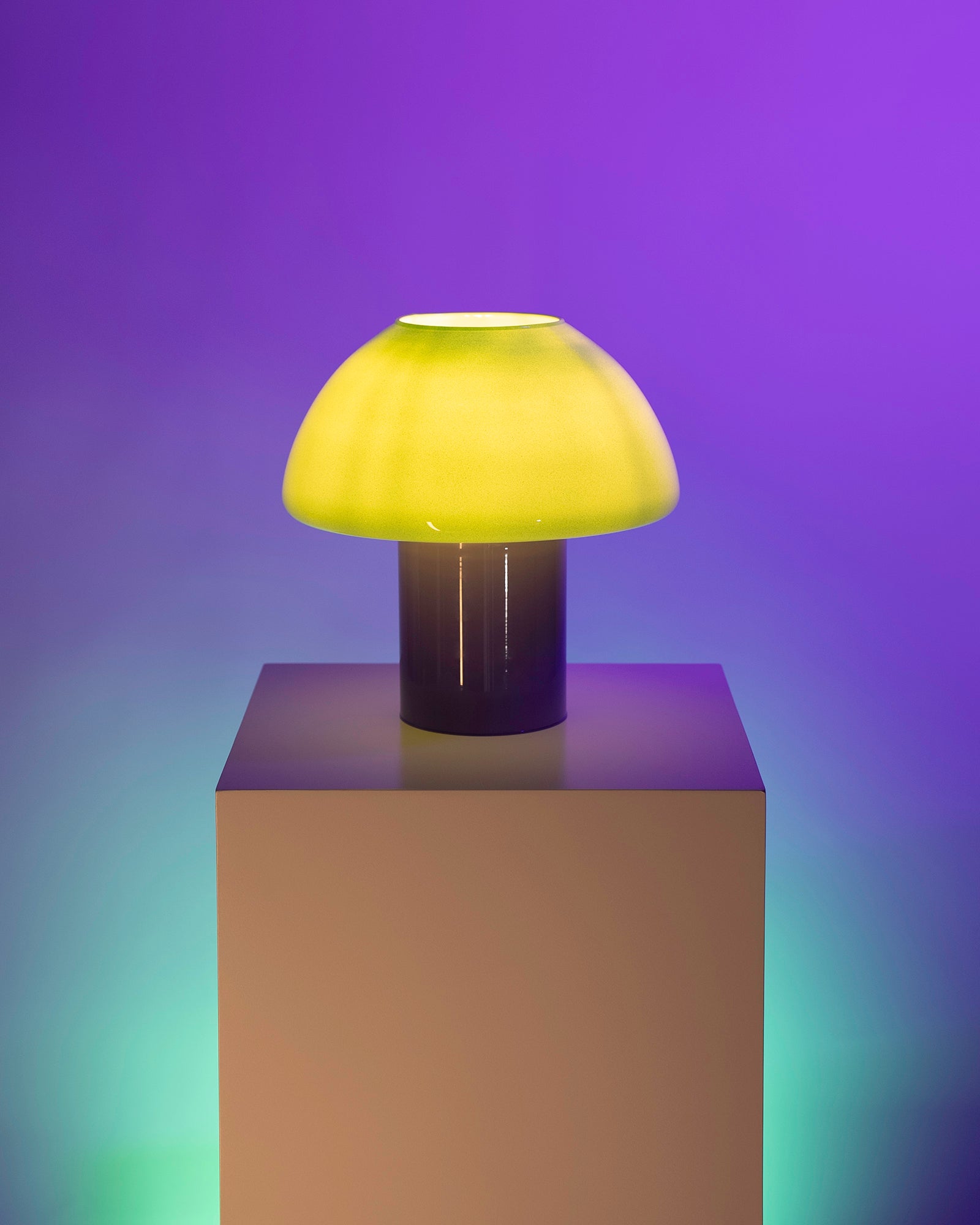 COGUMELO - GLASS LAMP MINT PURPLE