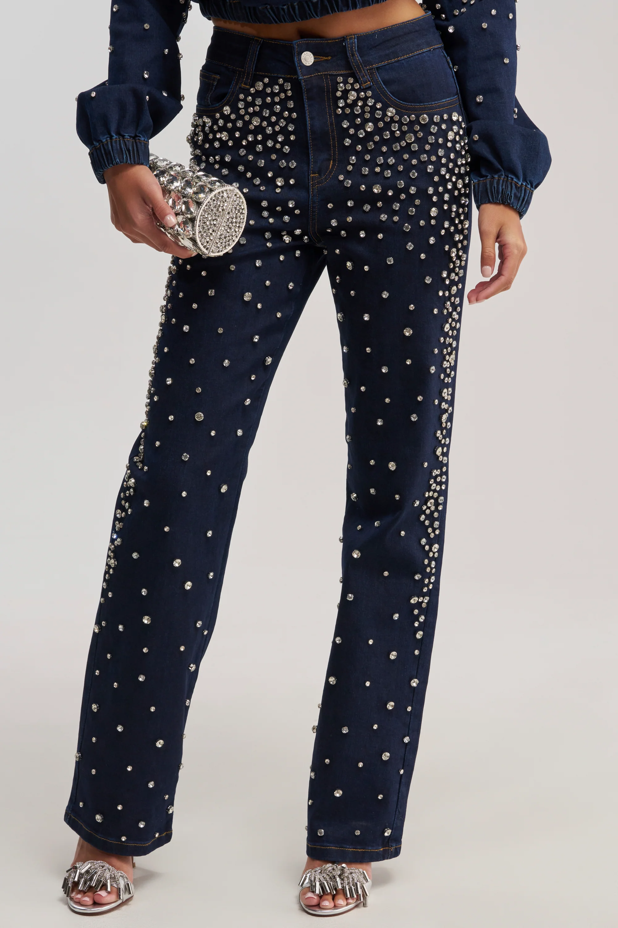 SPARKLE SPARKLE EMBELLISHED DENIM - Akira Store