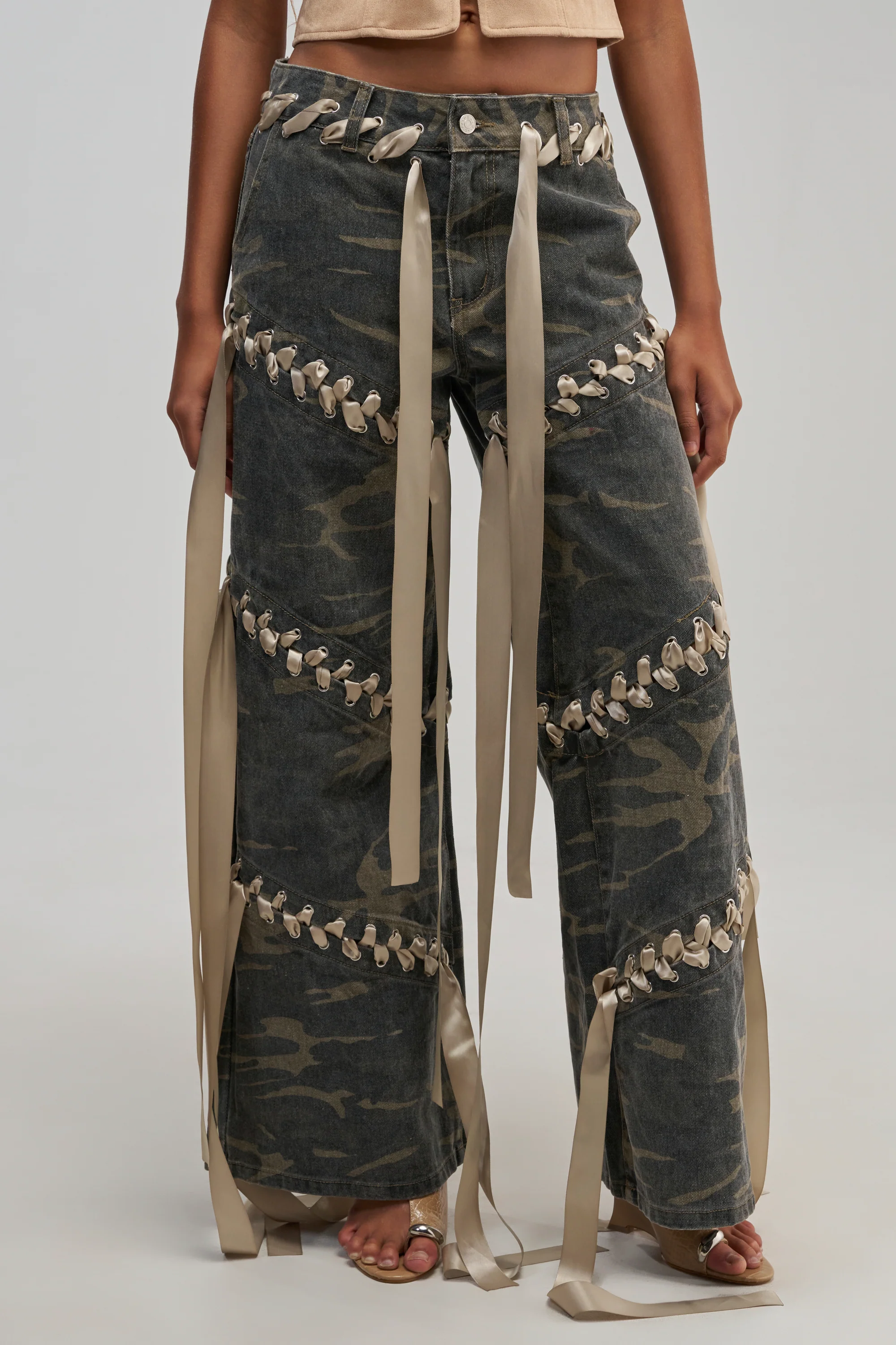 DOWN FOR SOME FUN CAMO PANT - Akira Store