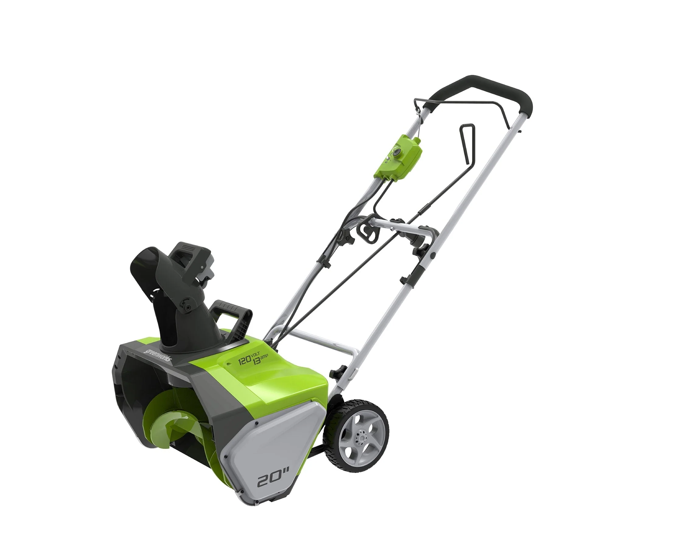 Greenworks 13 Amp 20 in  Corded Electric Snow Thrower, 2600502