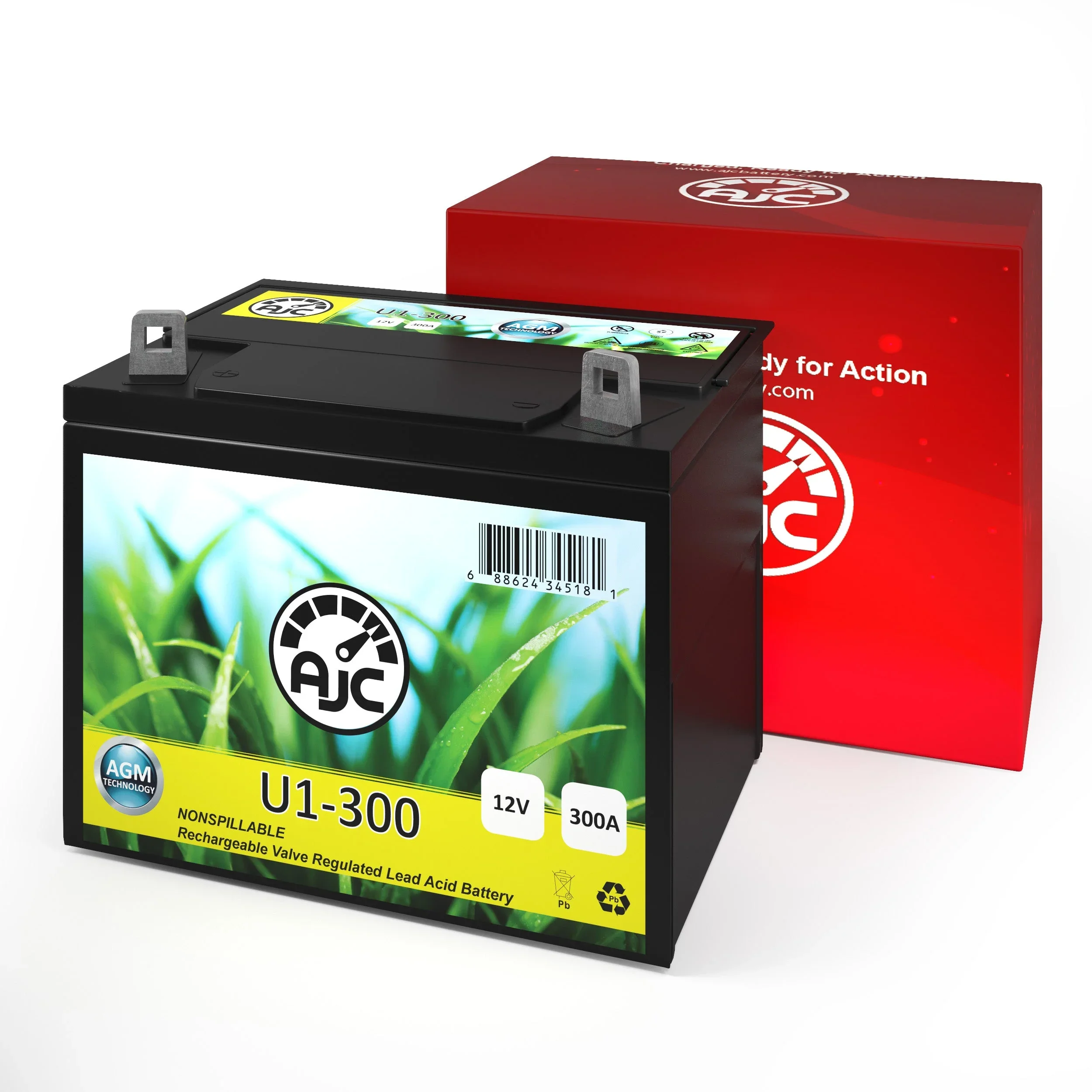 Cub Cadet AGS 2150 Garden U1 Lawn Mower and Tractor Battery - This Is an AJC Brand Replacement