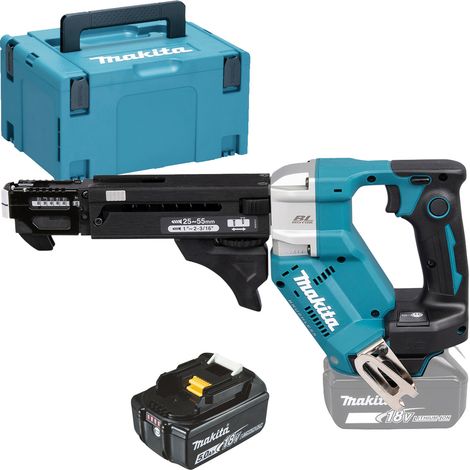 Makita – Visseuse sans fil 18V – Moteur Brushless – Vissage rapide 25-55 mm – Pour chantiers humides – Profondeur d'enfoncement réglable — vue 3