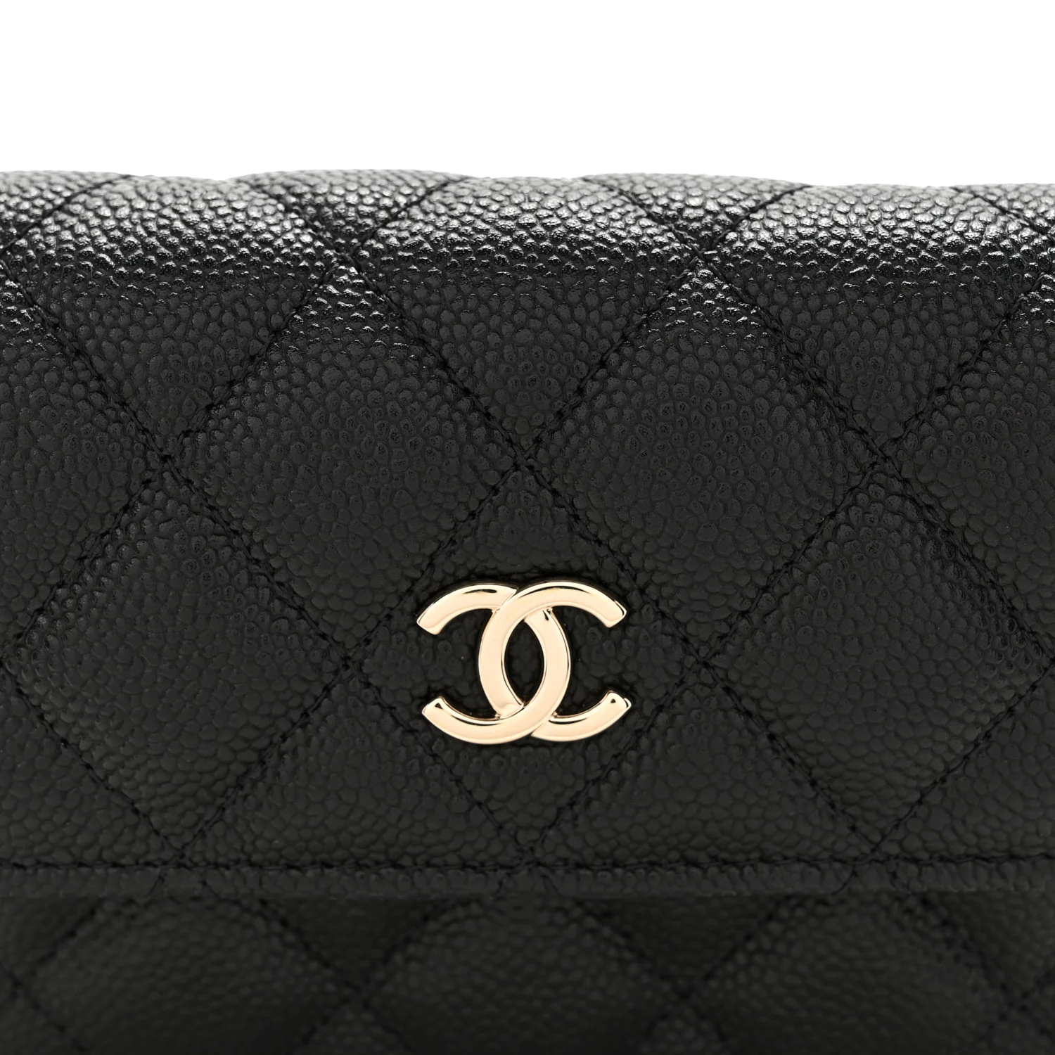 Caviar Quilted Belt Bag Black