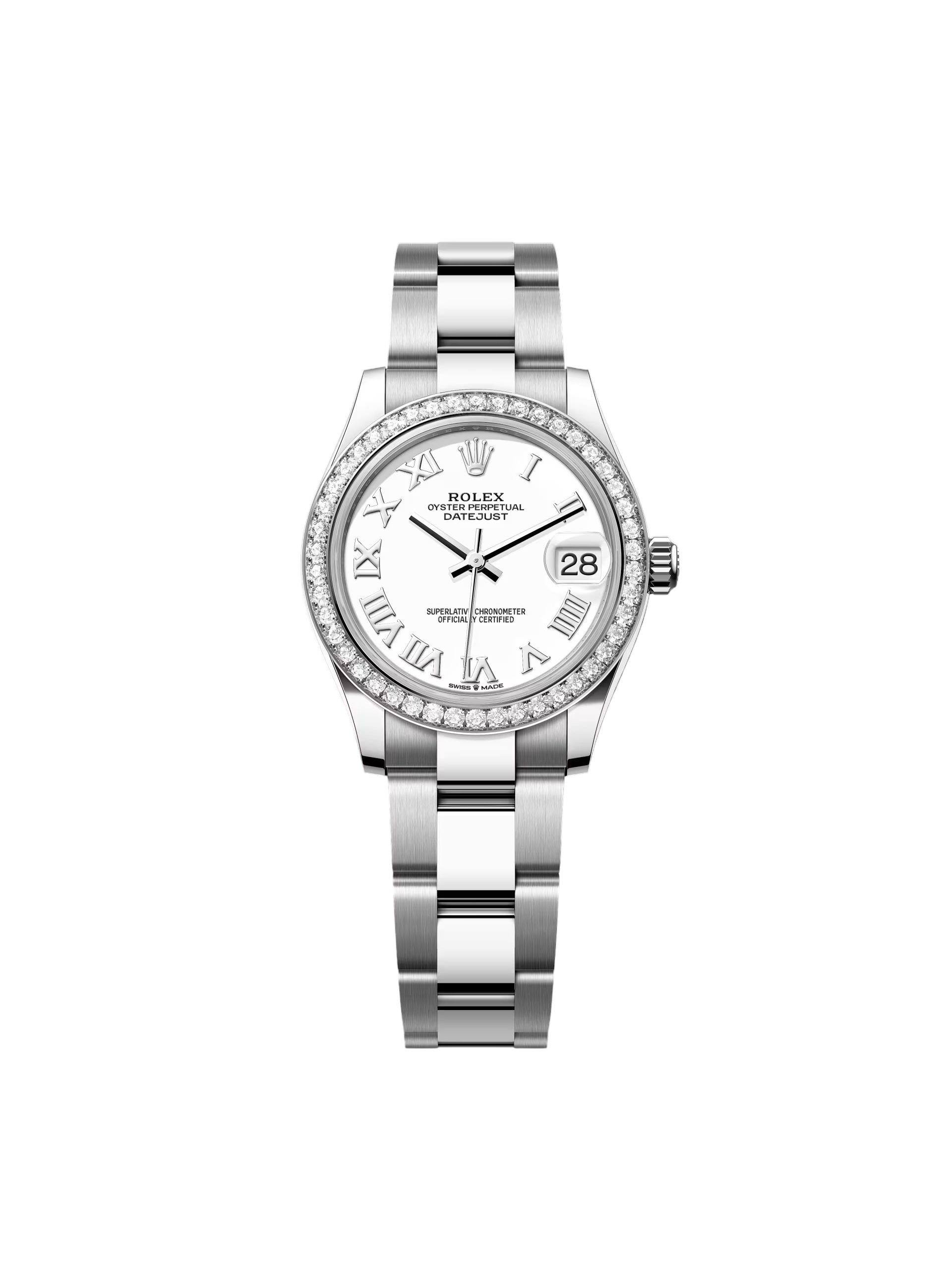 【Super Clone】RLX Datejust m278384RBR-0013/0014 White 31mm Dial Oyster Watch