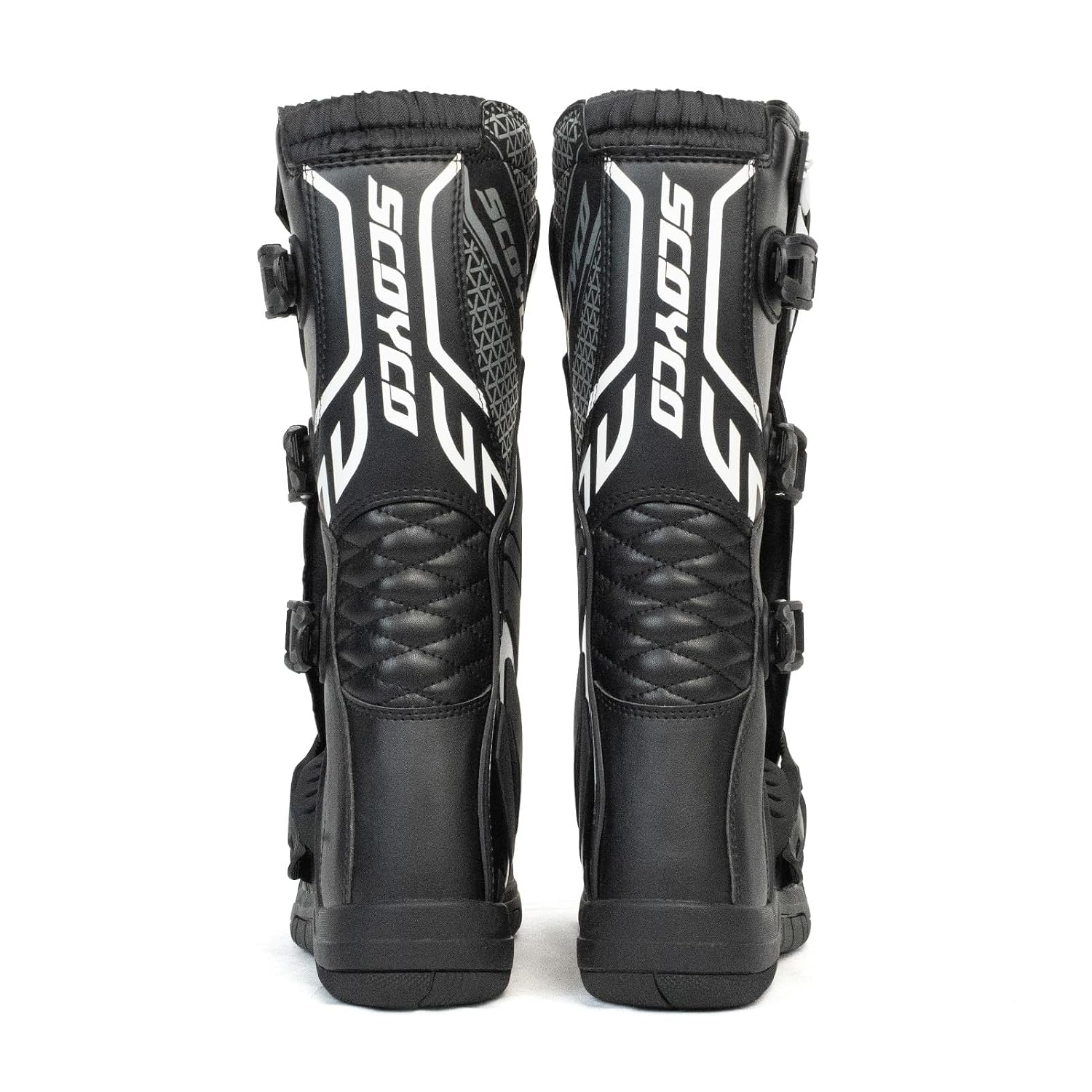 Scoyco Dirt Bike Boots for Men CE Level 1 Enduro Motocross Footwear