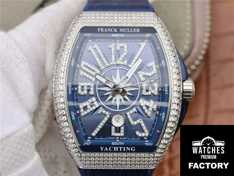 Franck Muller Vanguard V45.SC.DT.AC.BL Blue Dial